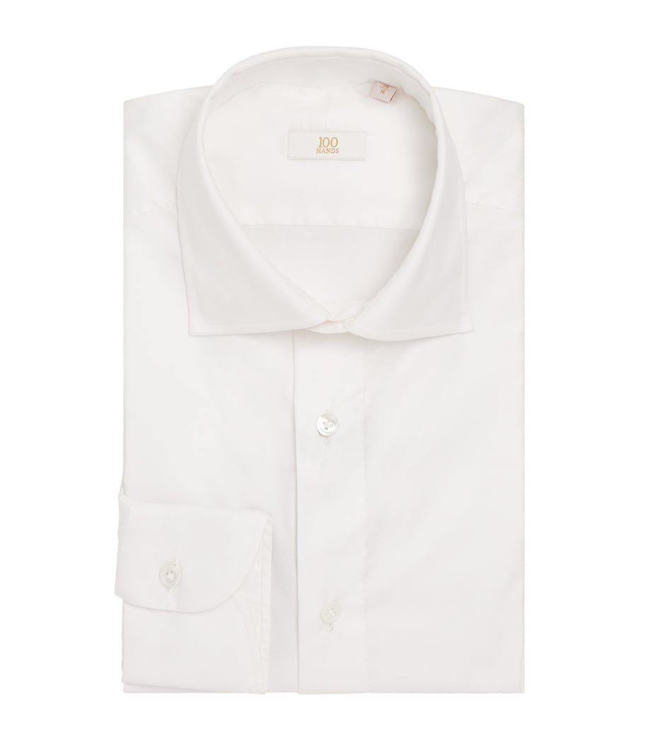 Cotton Fine Twill Shirt WHITE Image 1
