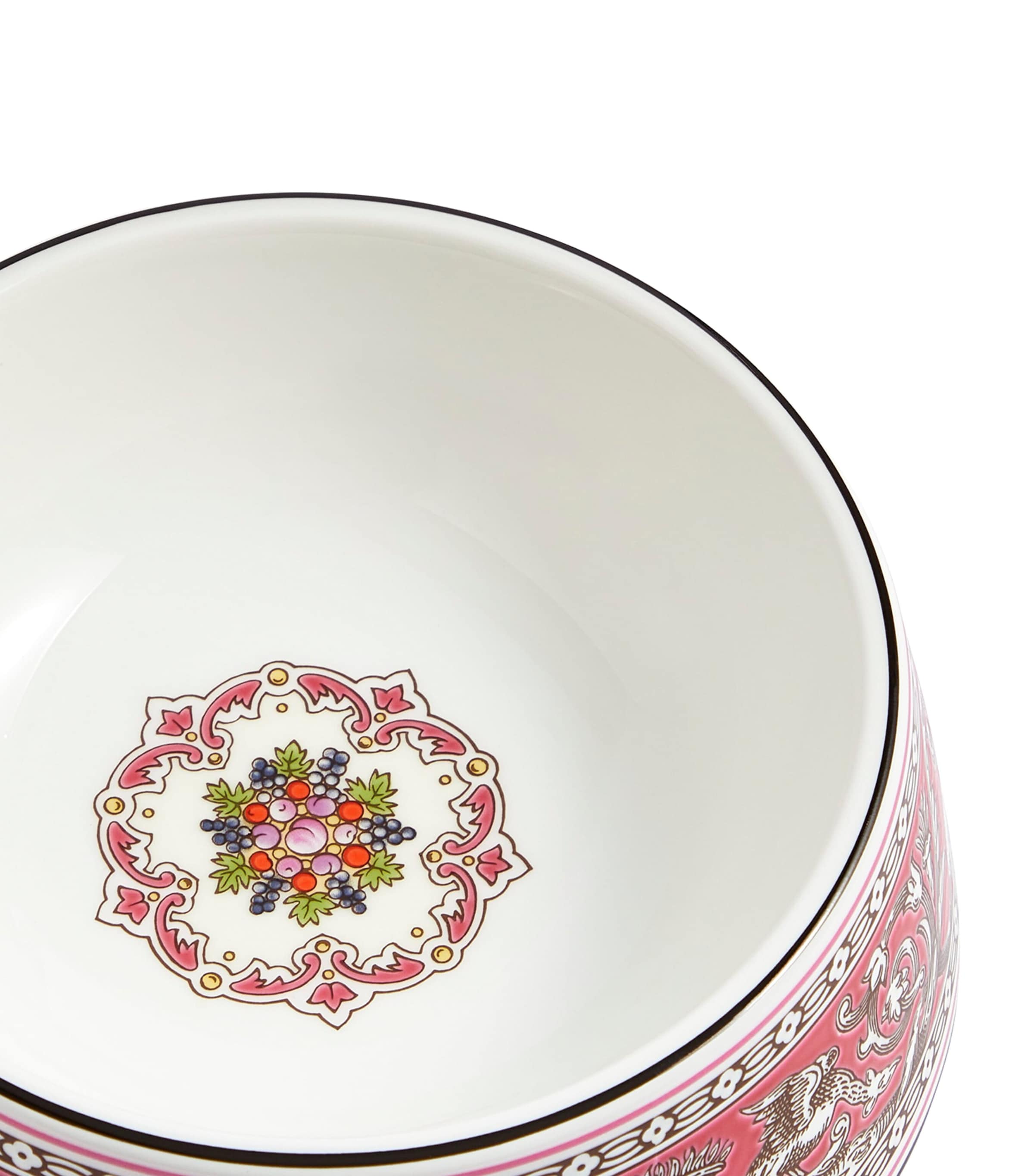 Wedgwood Bone China Florentine Pet Bowl (17cm) Pink Image 4