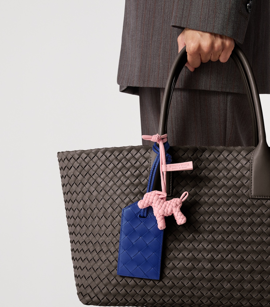 Lambskin Woven Dog Charm 5830 Image 2