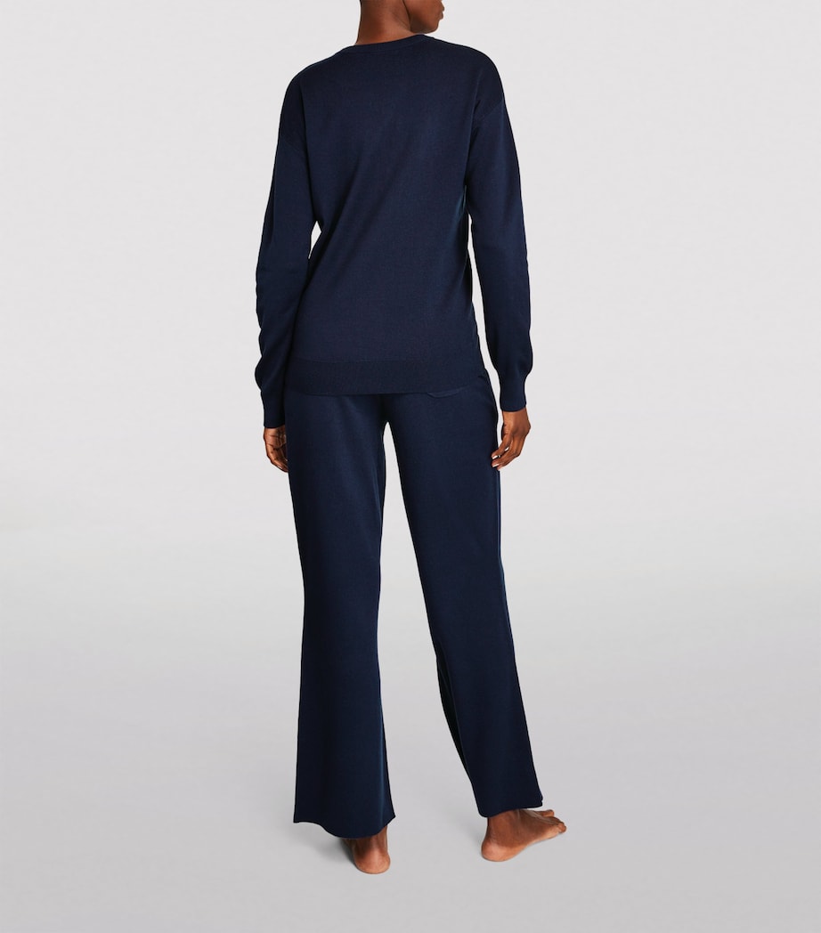 Silk-Blend Carmel Tracksuit PARIS Image 3