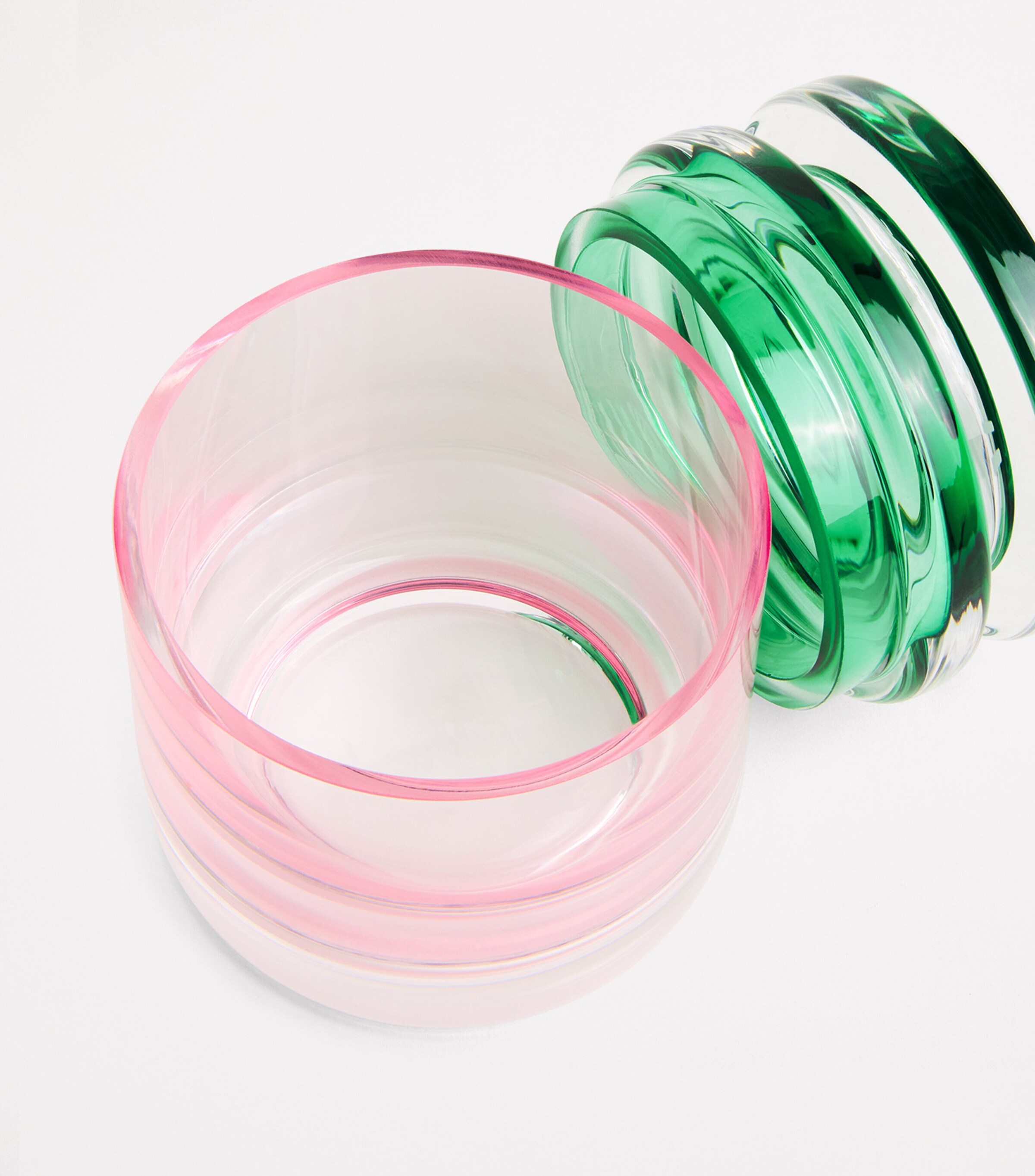 Harrods Small Glass Pot Clear Image 2