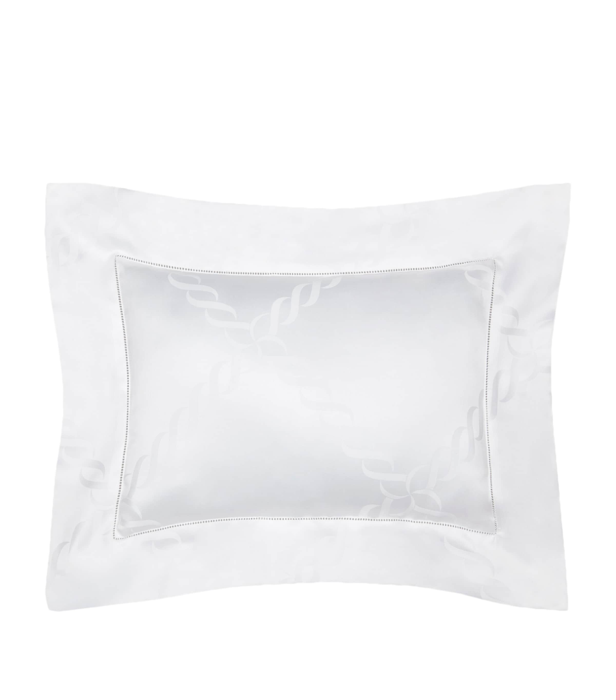 Pratesi Treccia Boudoir Pillowcase In White