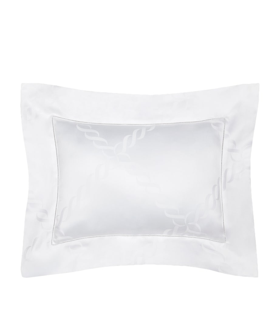 Treccia Boudoir Pillowcase (30cm x 40cm) WHITE Image 1