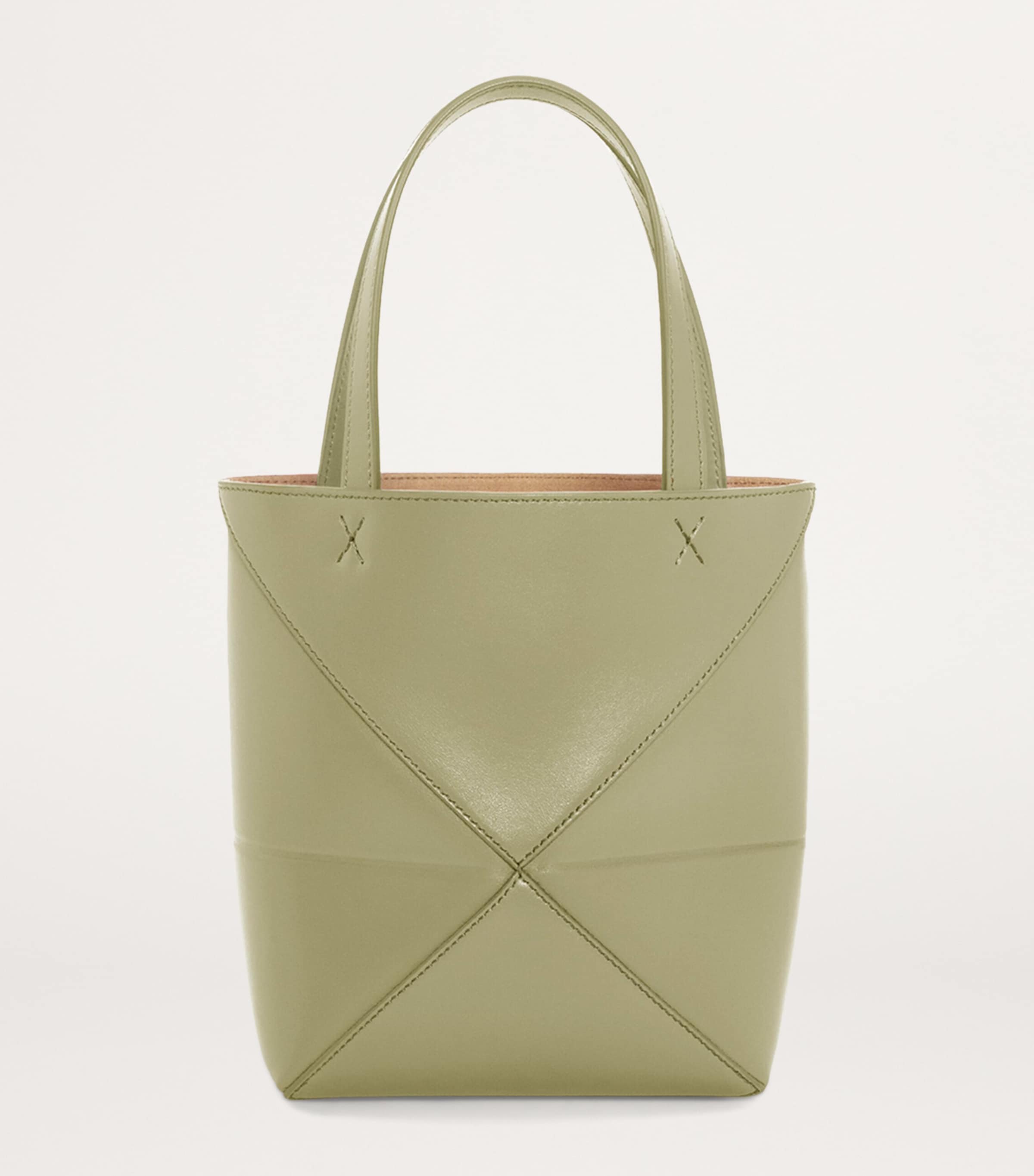 LOEWE Mini Leather Puzzle Fold Tote Bag | Harrods US