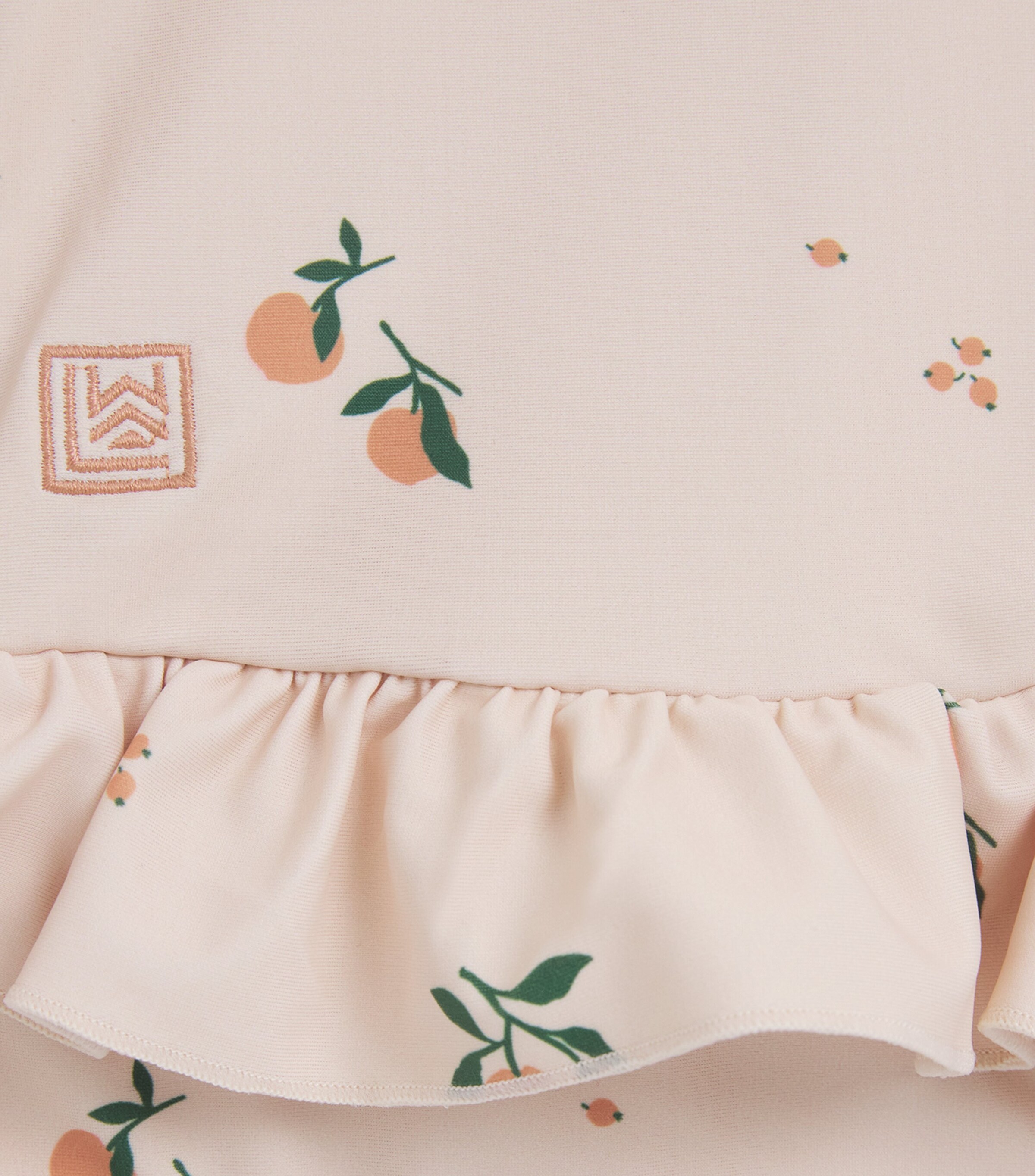 Liewood Printed Sille Swimsuit (3-5 Years) Peach/sea Shell Image 3