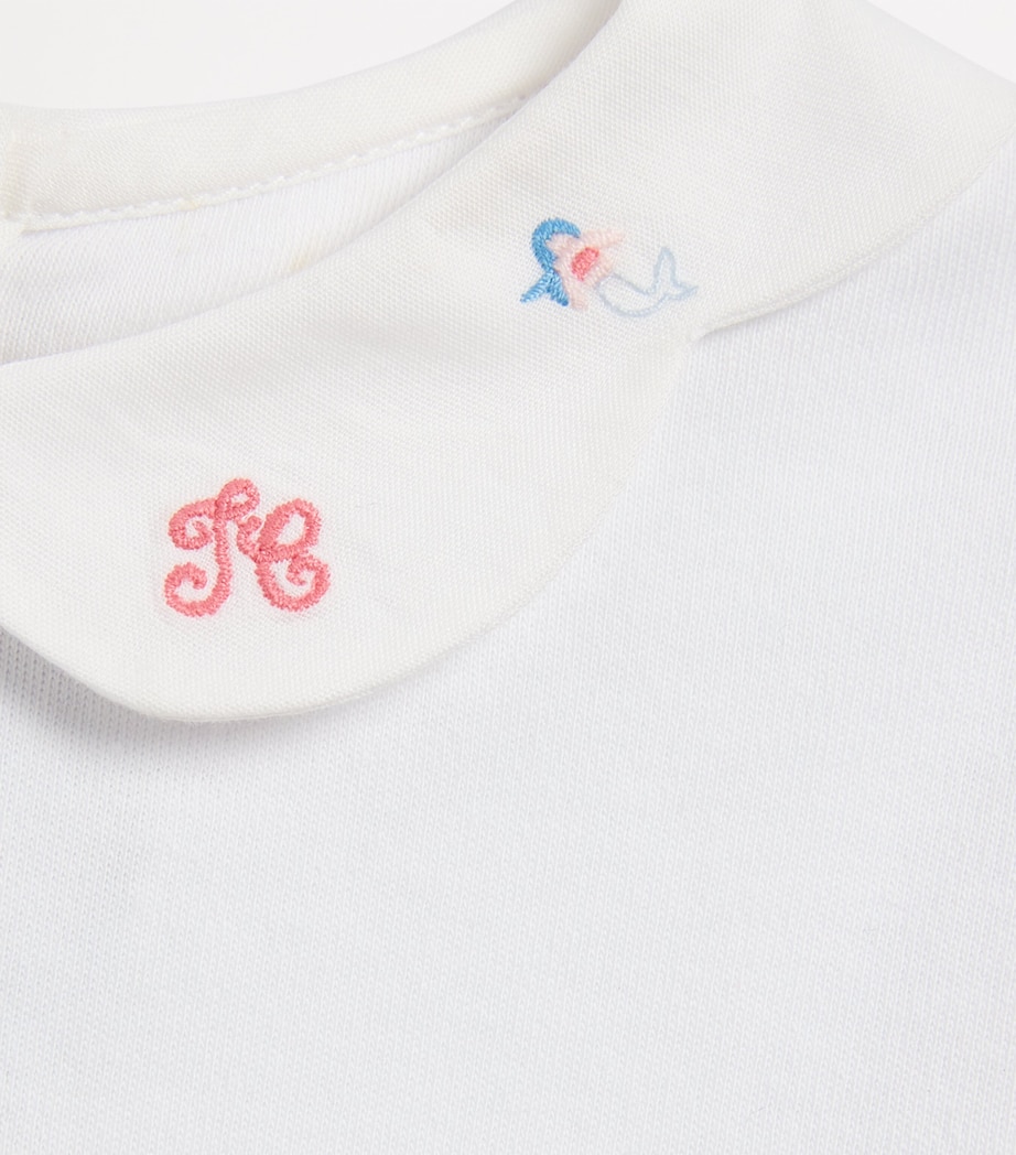 Embroidered All-In-One (3-18 Months) CORAIL Image 3