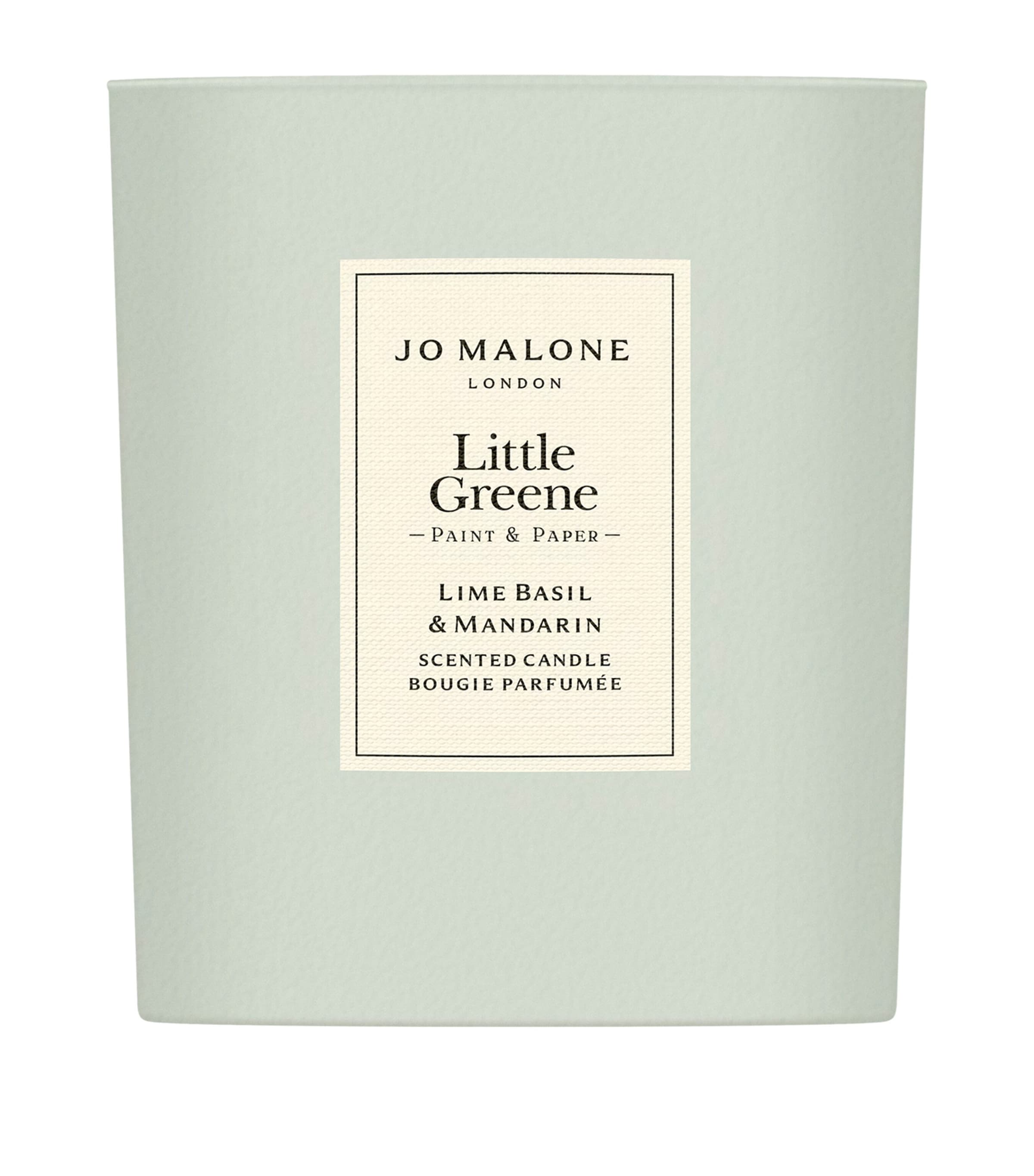 Jo Malone London X Little Greene Lime Basil & Mandarin Scented Candle In Green