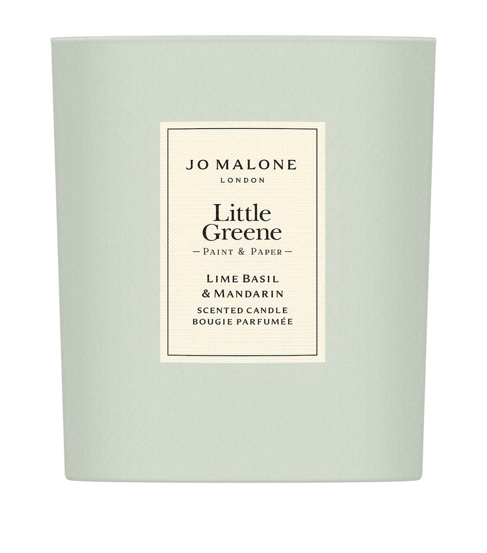 x Little Greene Special Edition Lime Basil & Mandarin Scented Candle (200g)