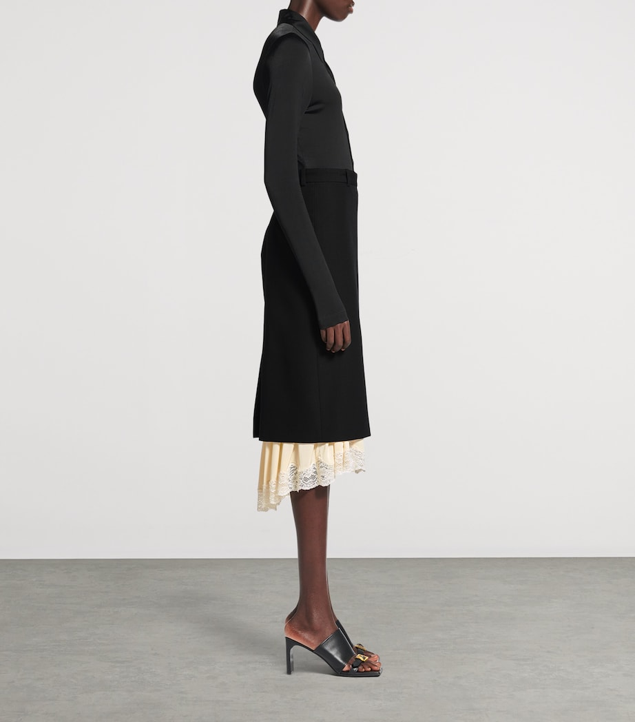 Barathea Wool Pencil Skirt 1000 Image 6