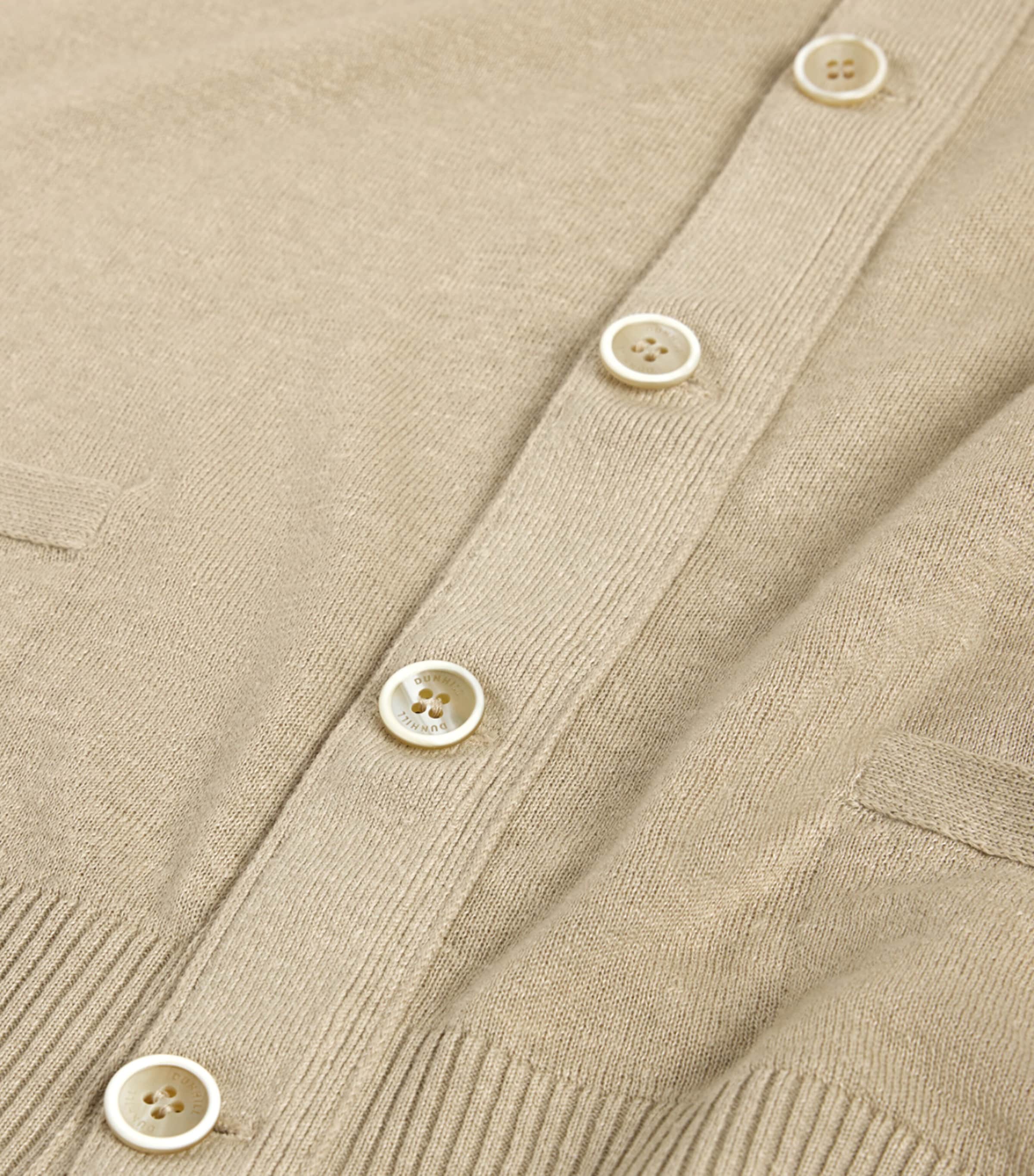 Dunhill Mens Linen-Cashmere Sweater Vest Image 5