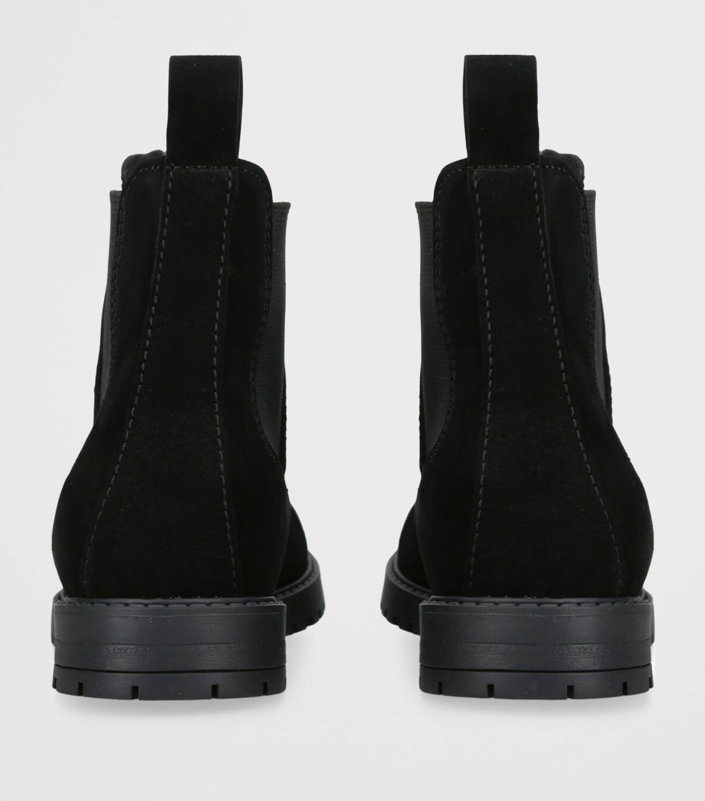Suede Oscar Chelsea Boots BLACK Image 2