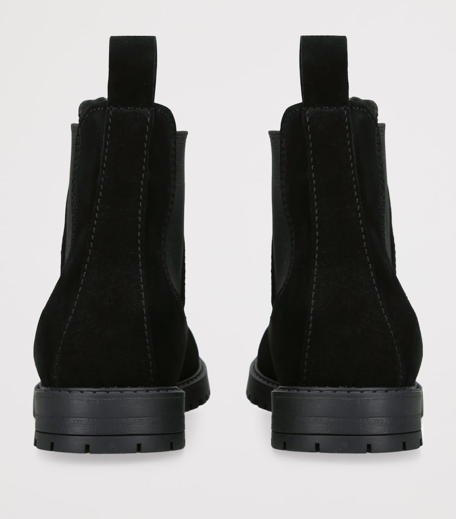 Suede Oscar Chelsea Boots BLACK Image 2