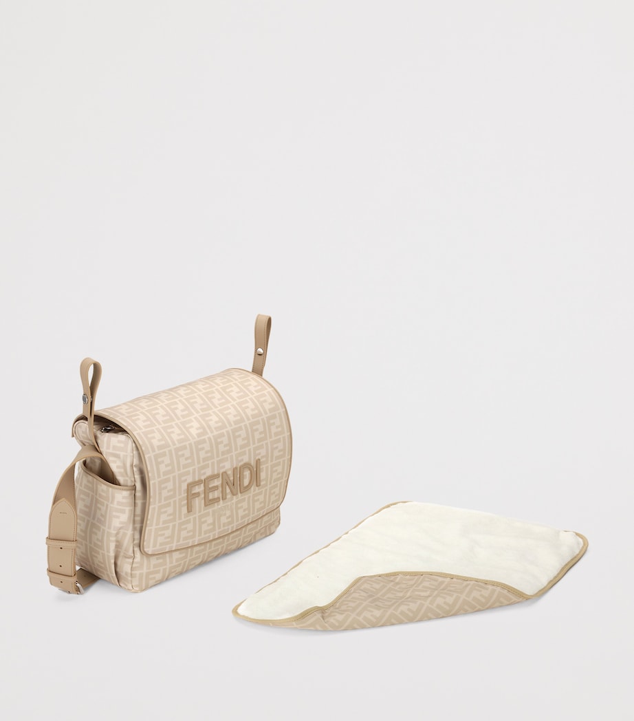 Fendi Kids Logo Changing Bag Beige+palladio Image 3