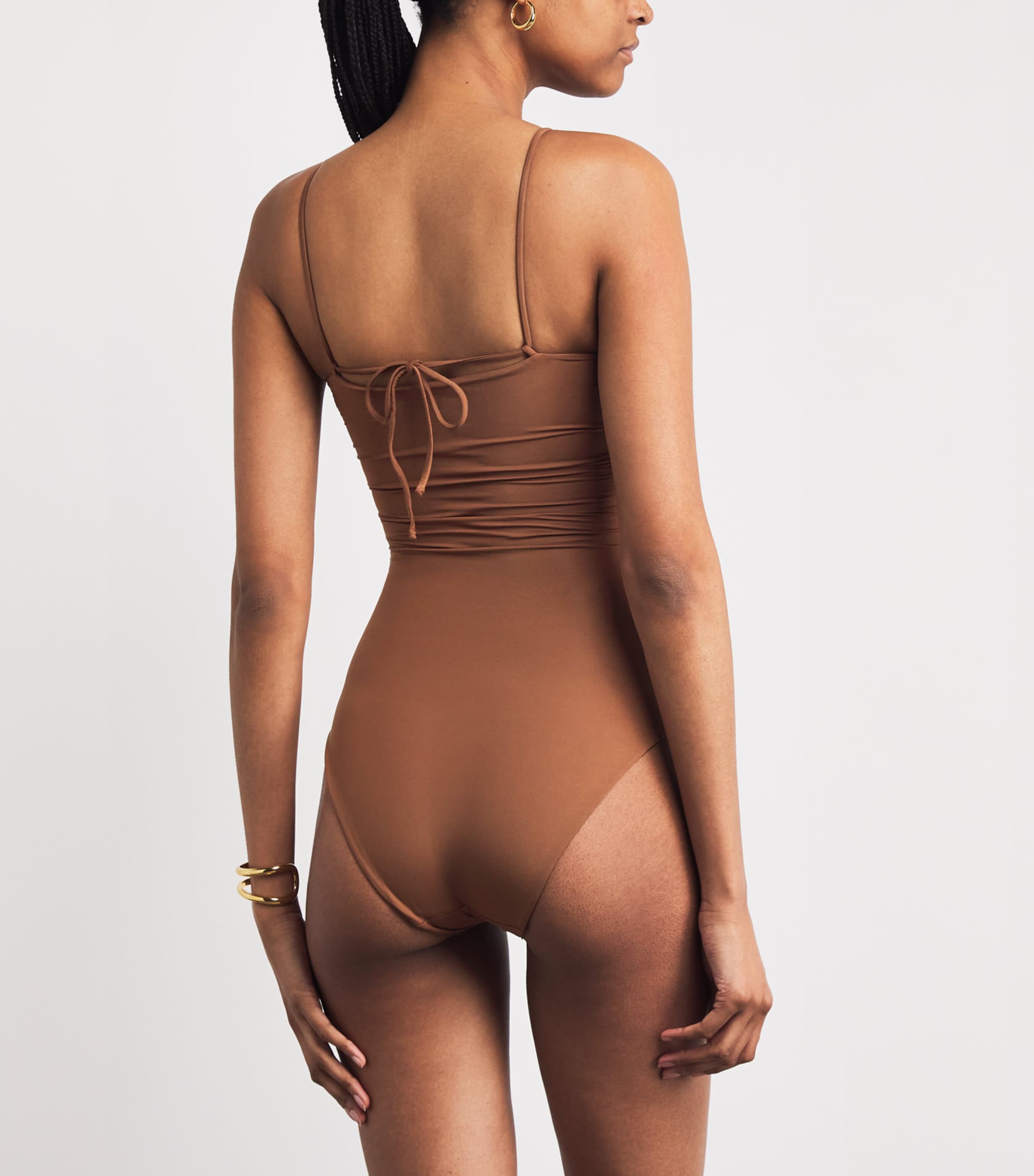 Trinitaria One-Piece Swimsuit COCOA BROWN 58 Image 3
