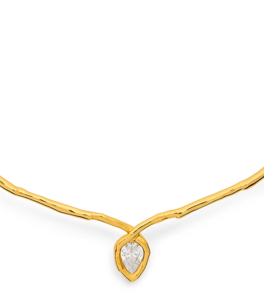 Alexis Bittar Gold-Plated Asterales Collar Necklace Gold Image 1