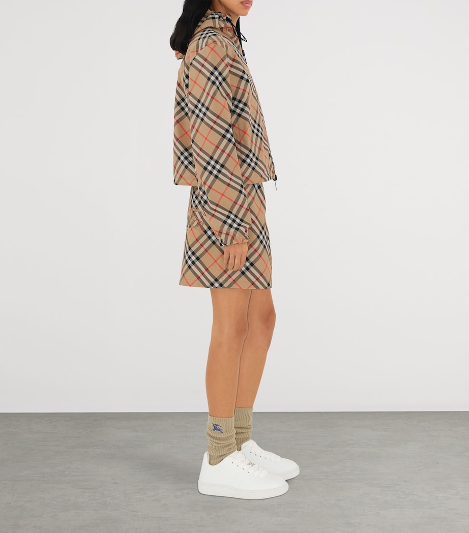 Technical Reversible Hooded Jacket SAND IP CHECK Image 8