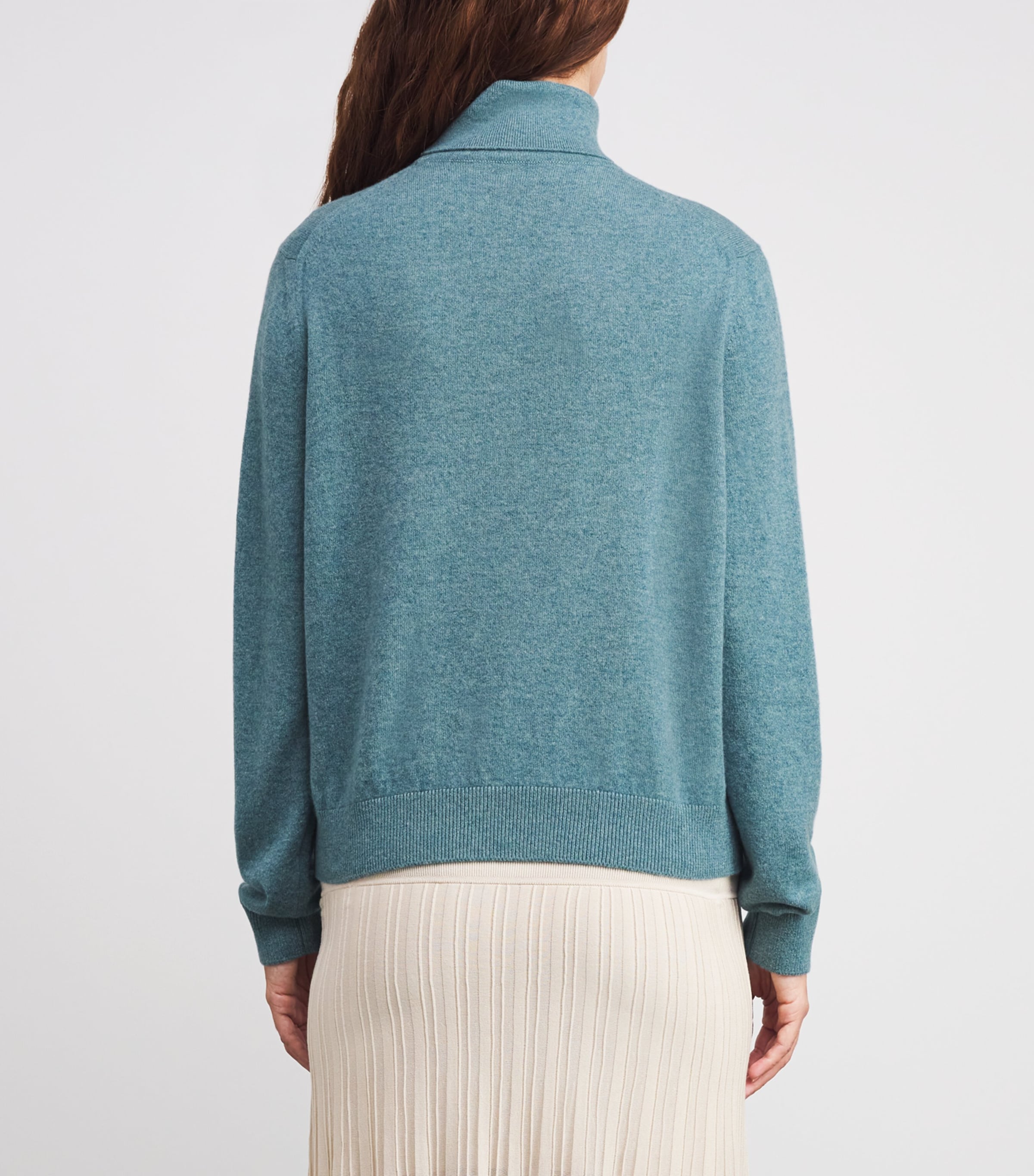 Cashmere Classic Rollneck Sweater HC0038 SEASCAPE Image 4