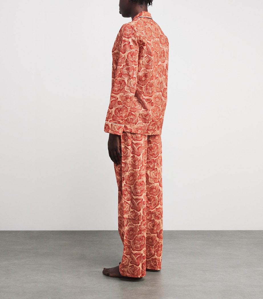 Cotton Ledbury Pyjama Set RED/RED Image 3