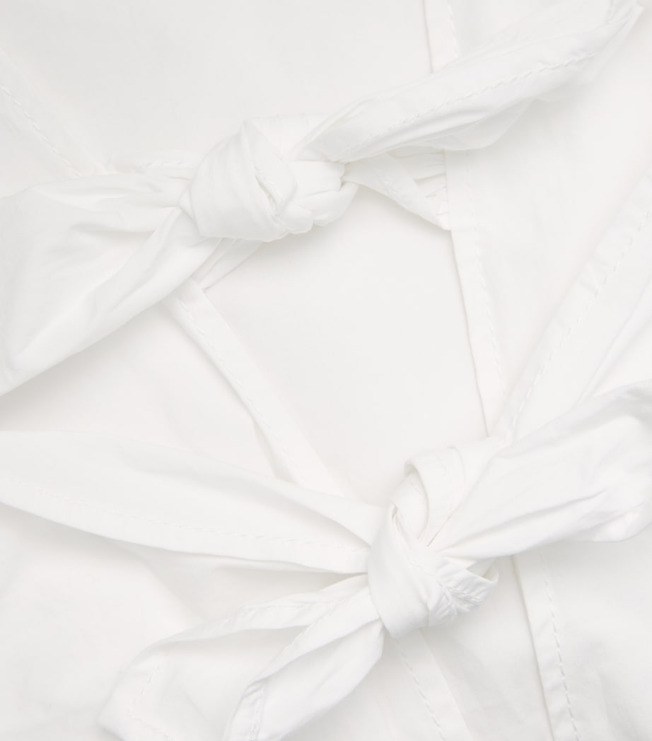 Tie-Detail Midi Dress 151 BRIGHT WHITE Image 5