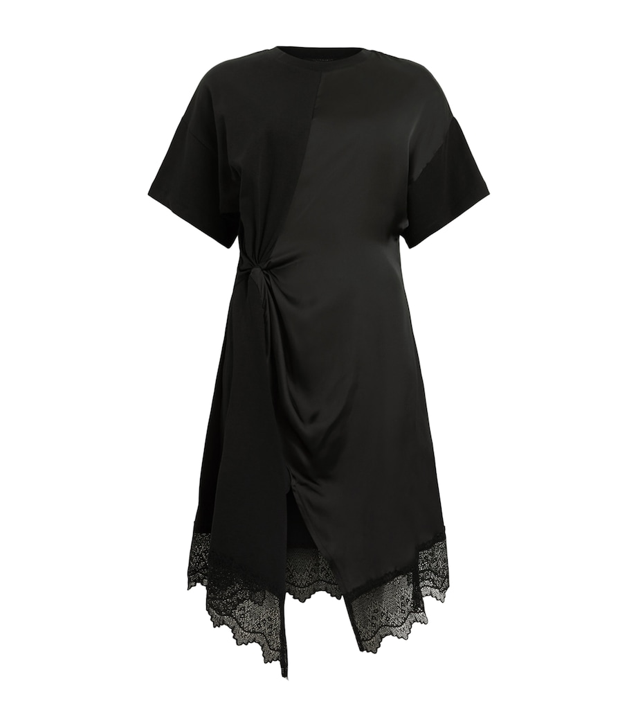 Lana Panelled Mini Dress BLACK Image 1