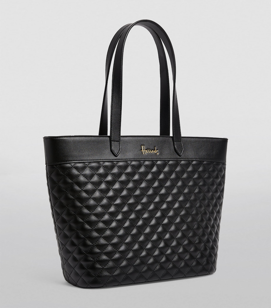 Harrods Chelsea Shoulder Tote Bag Black Image 3
