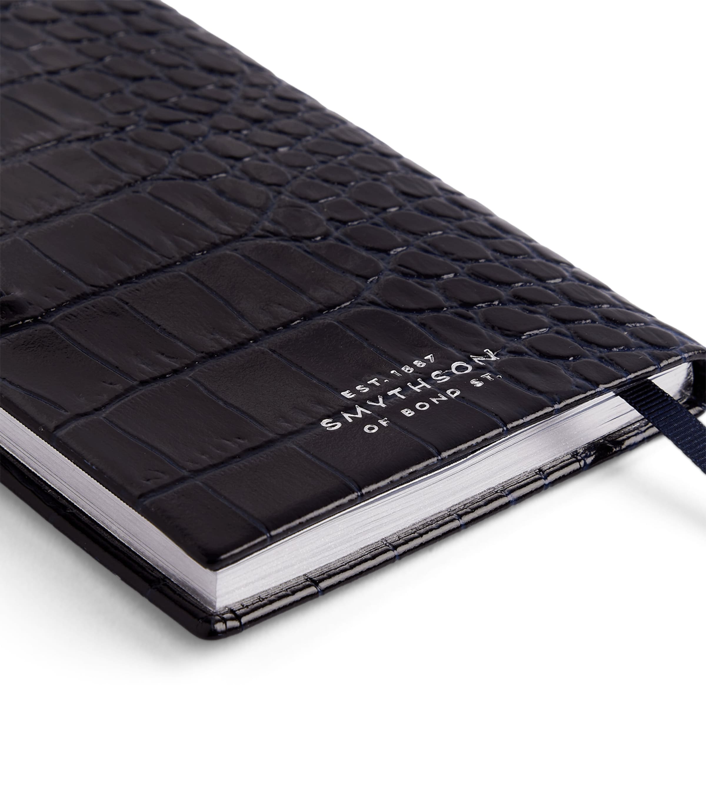 Smythson Leather Panama Weekly Diary 2027 Navy Image 6