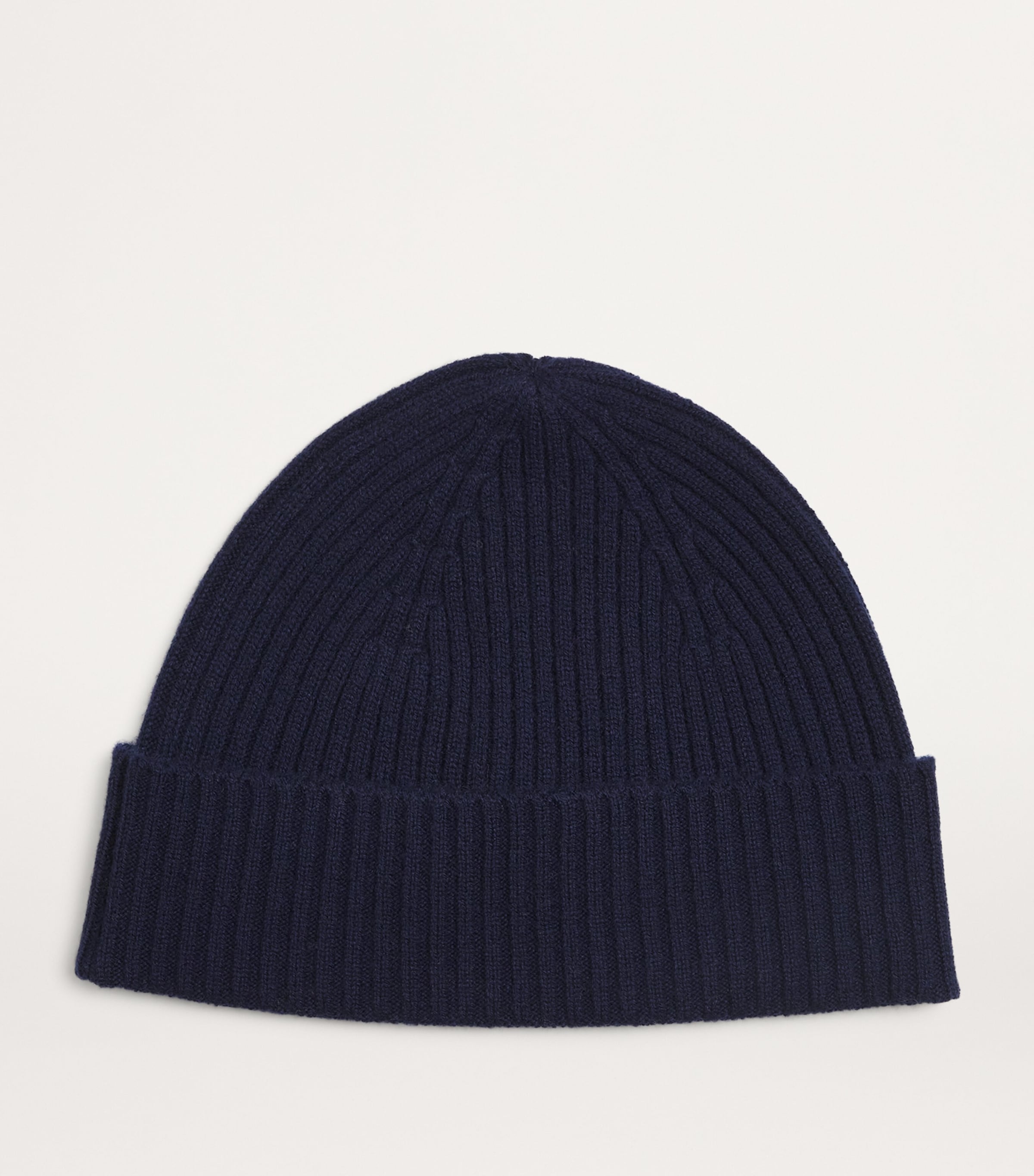 Harrods Cashmere Ribbed Beanie Cosmos Image 2