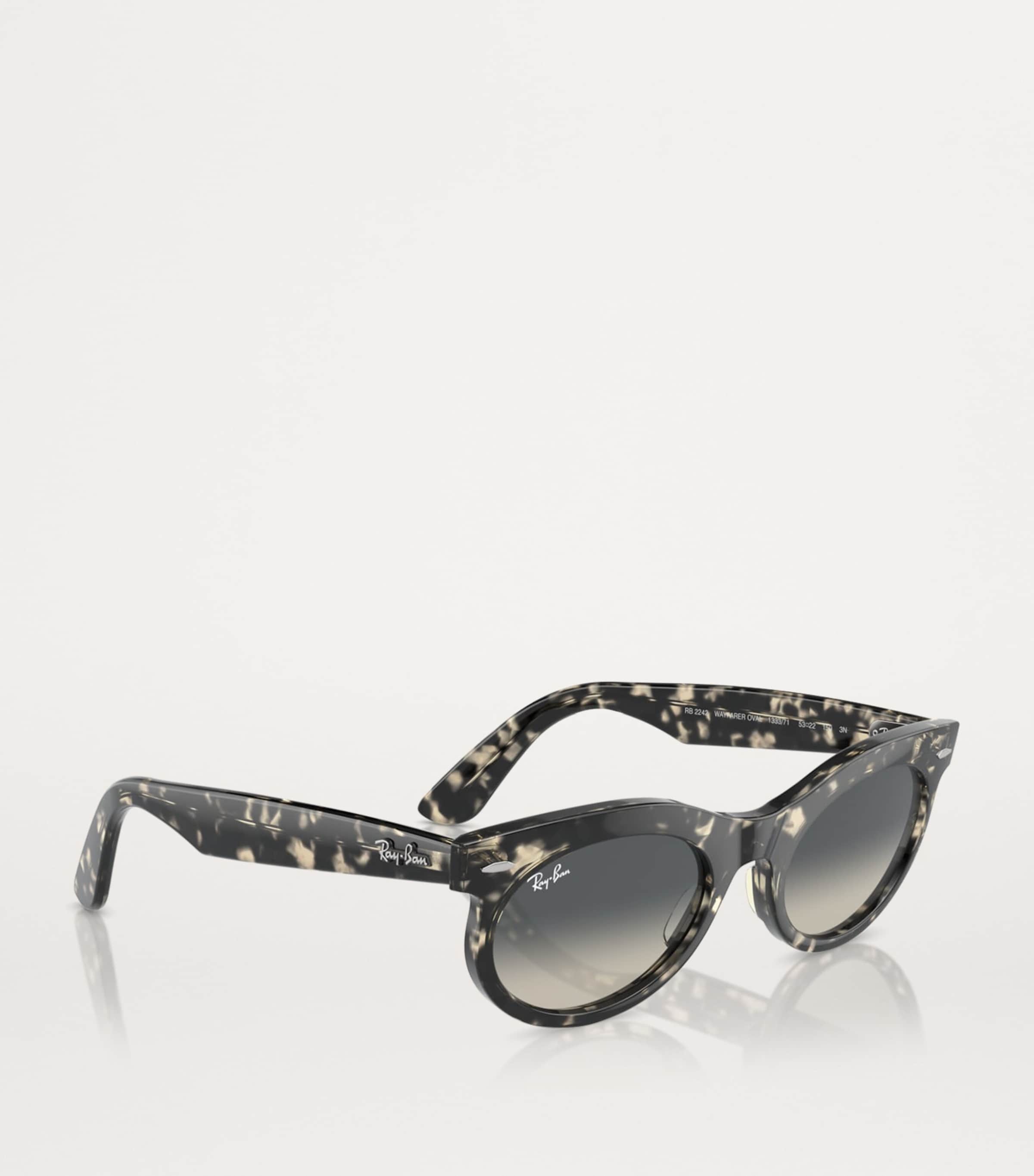RB2242 Wayfarer Oval Sunglasses 133371 Image 6