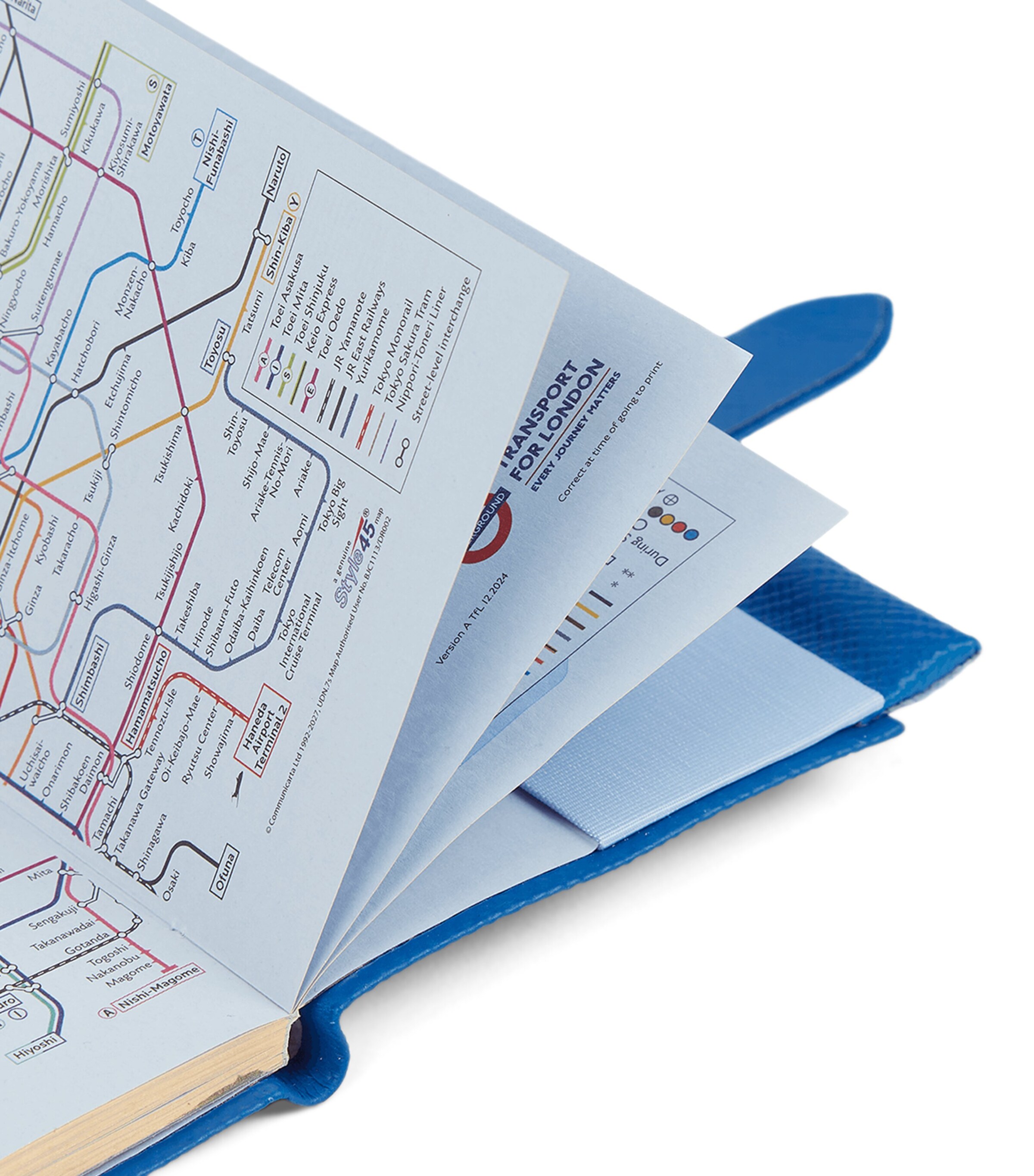 Panama Leather 2026 Weekly Diary CERULEAN Image 7