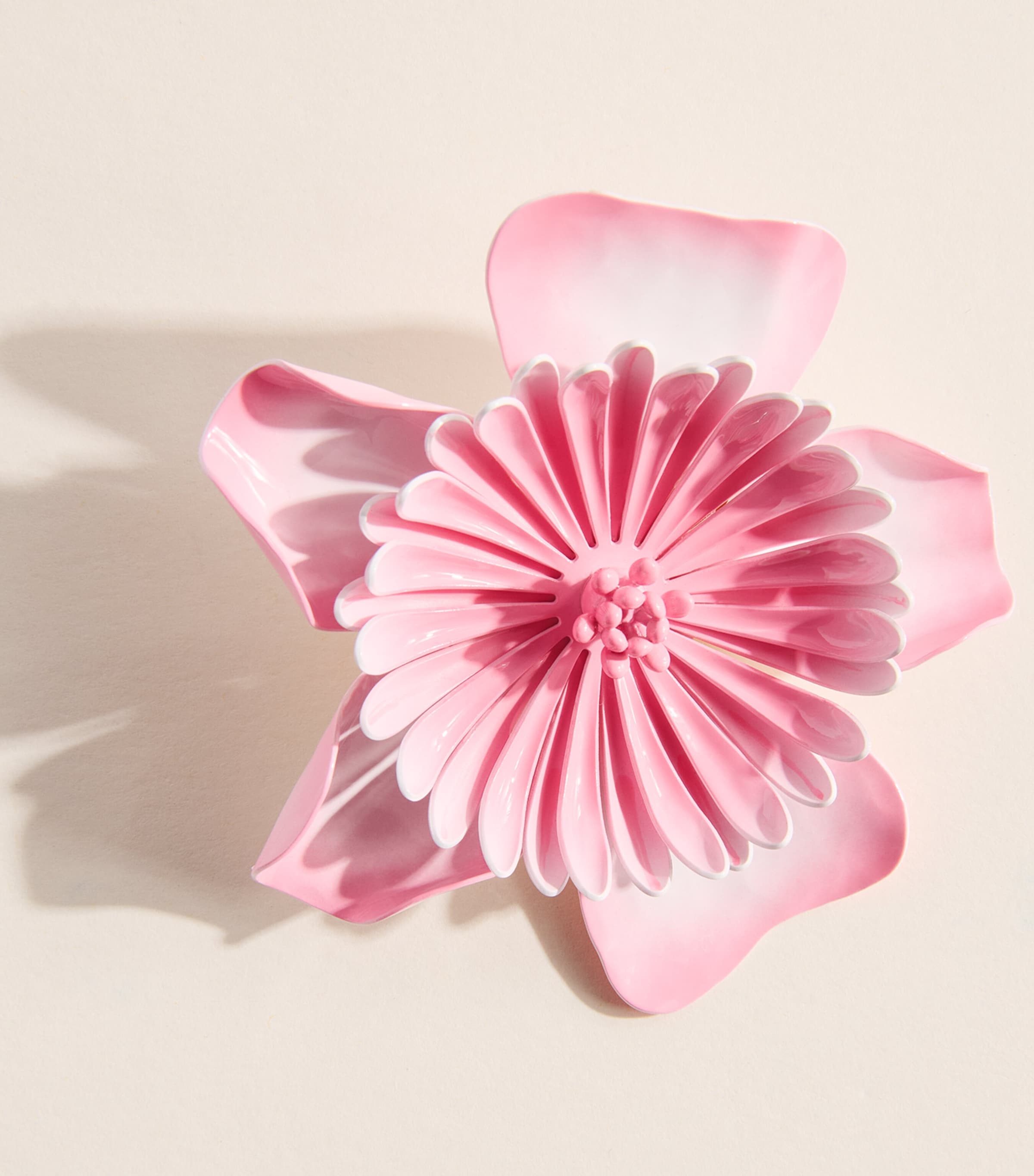Chloé Bloom Clip-On Earrings Fuchsia Pink Image 4