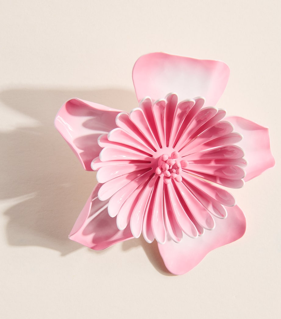 Chloé Bloom Clip-On Earrings Fuchsia Pink Image 4
