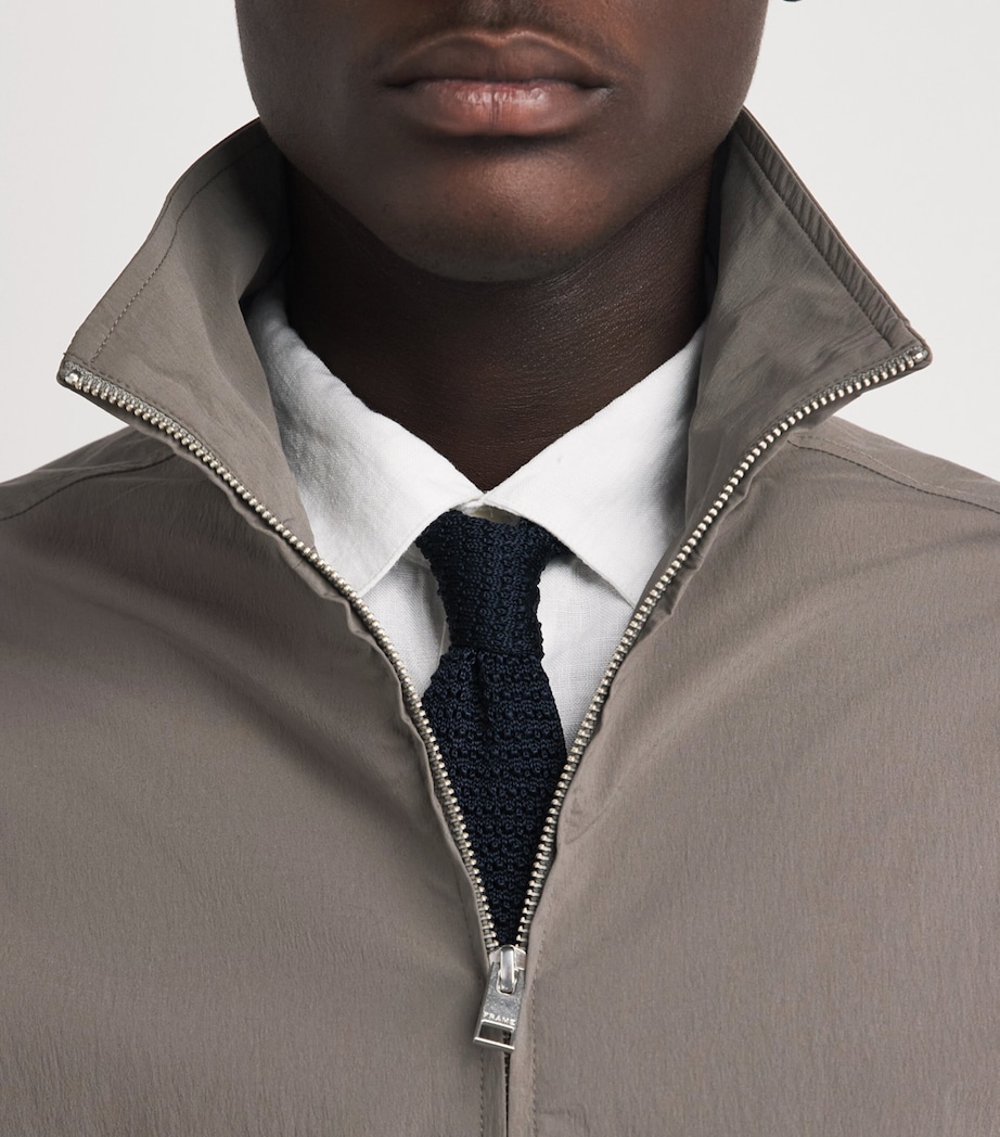 FRAME Mens Cotton-Blend Jacket Grey Image 3