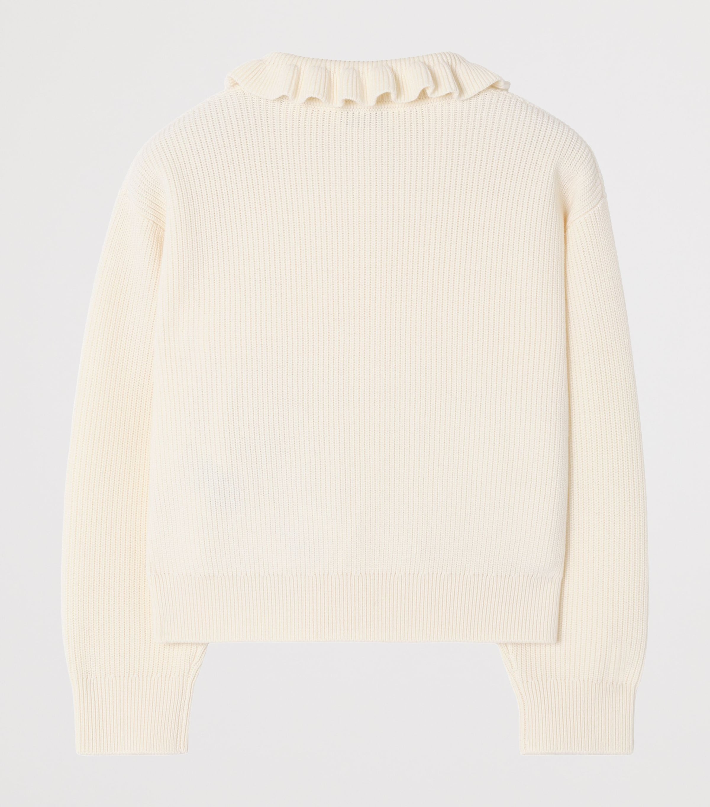 Burberry Kids Cotton-Wool Check-Pocket Cardigan (14 Years) Ivory Image 2