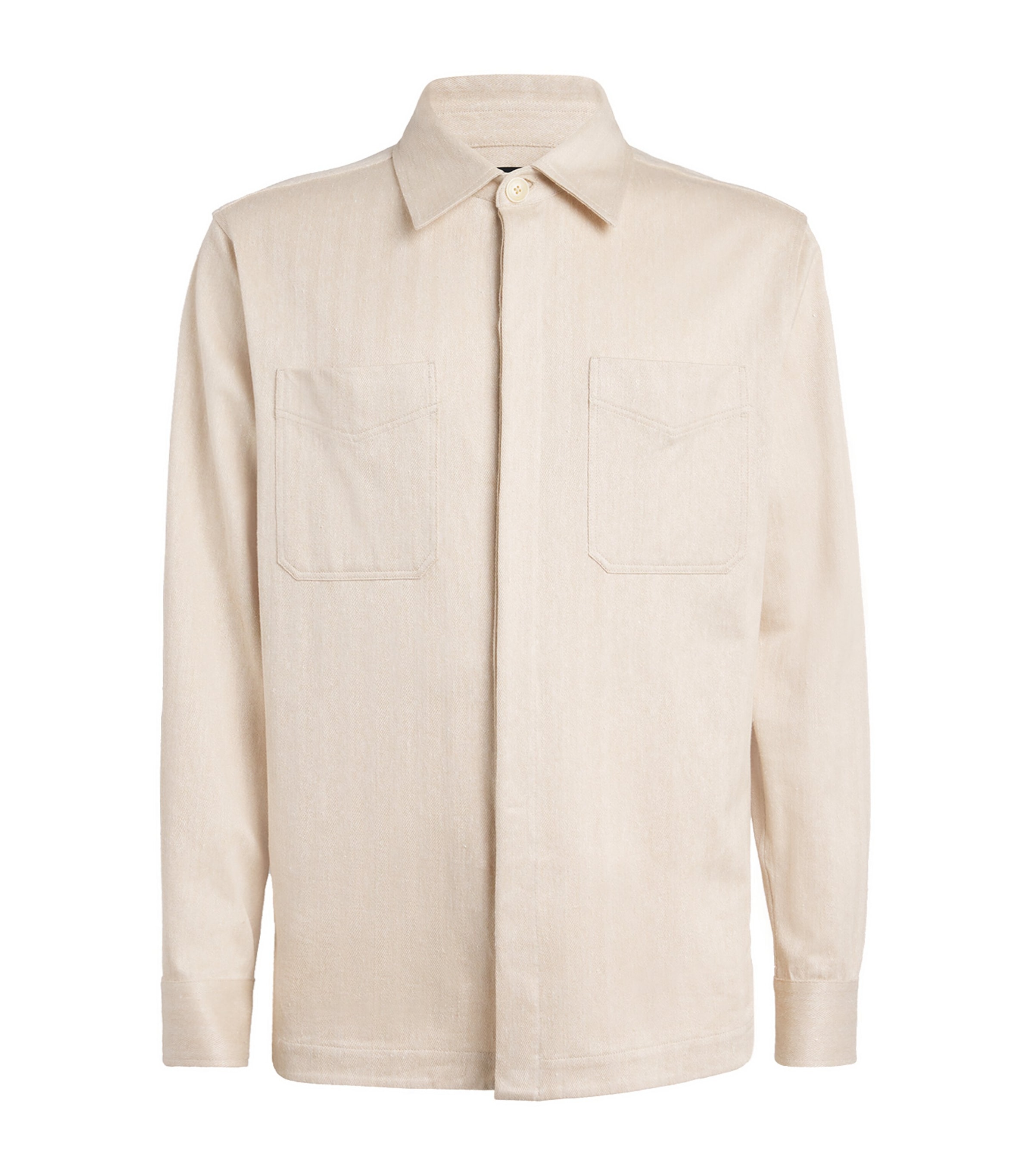 Linen-Cotton Overshirt NATURAL Image 1