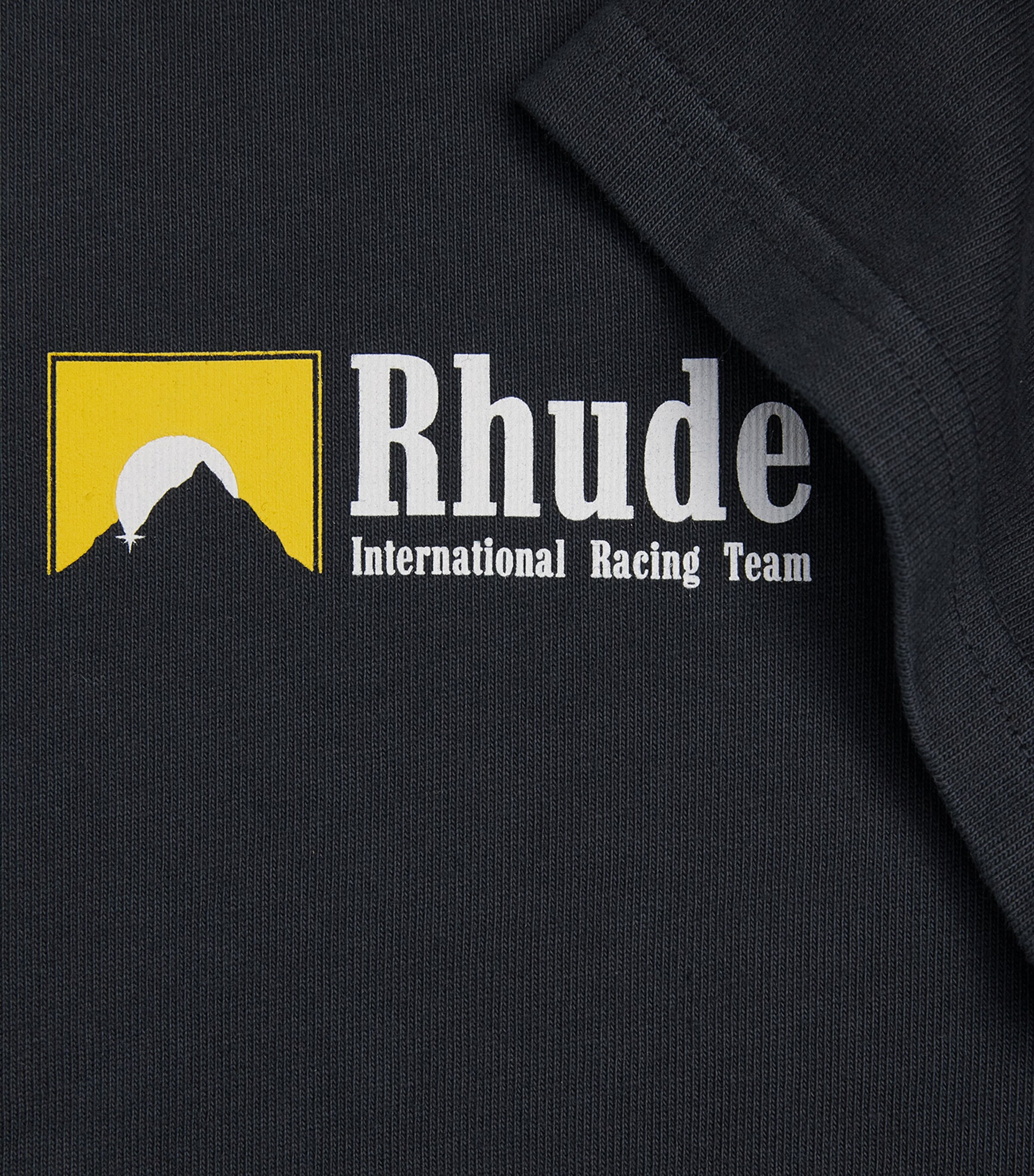 Cotton International Racing T-Shirt VINTAGE BLACK/ 0027 Image 5