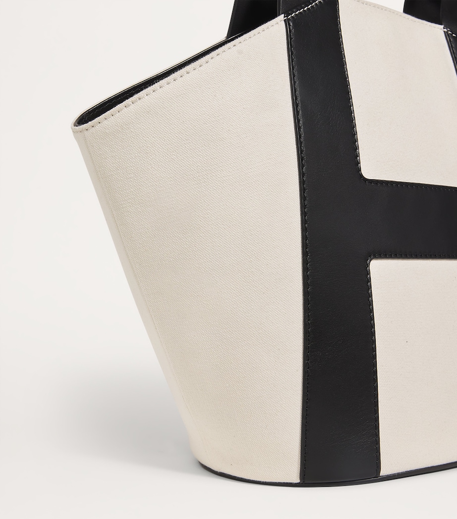 Medium Canvas Tote Bag CREAM Image 4