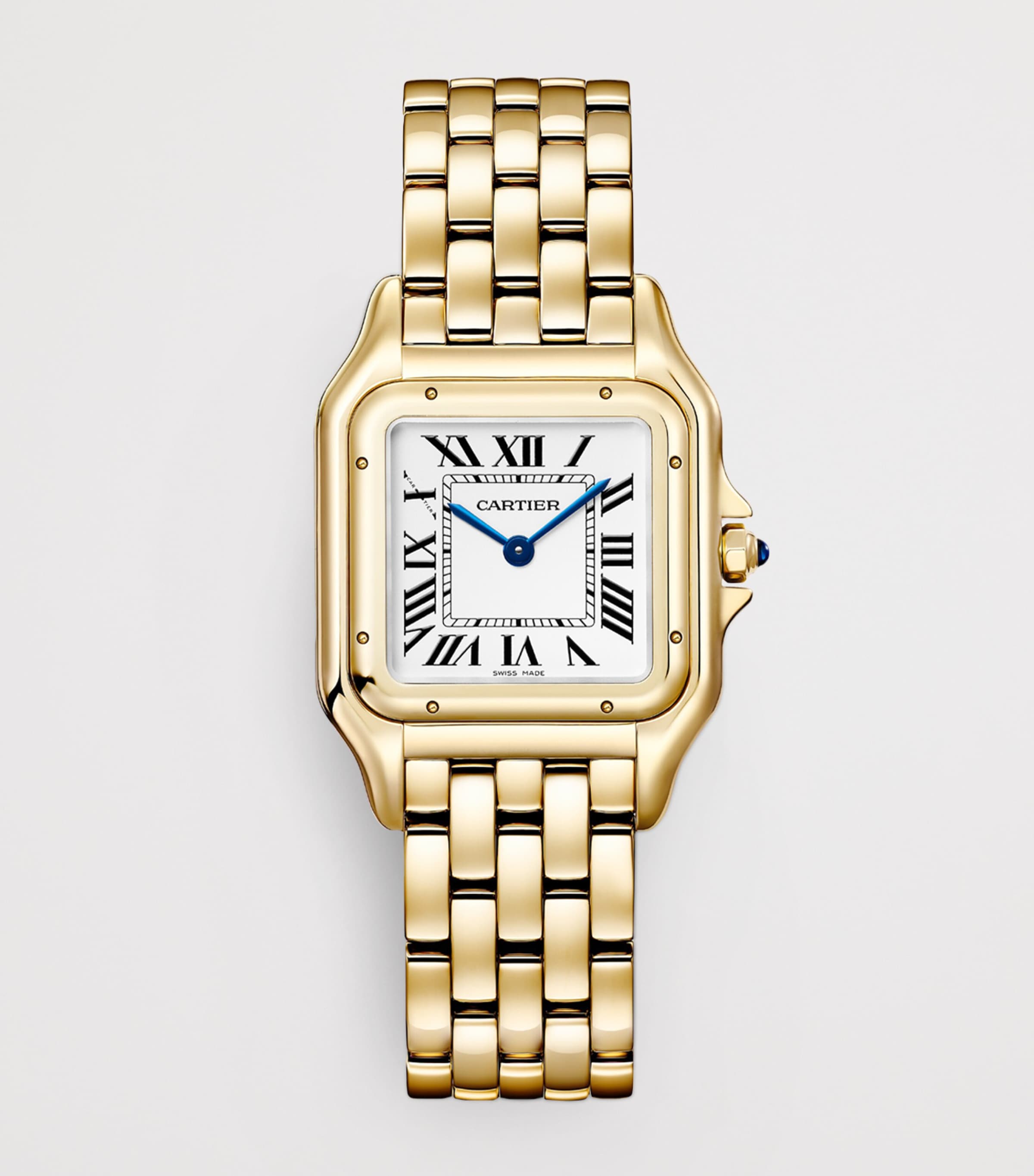 Medium Yellow Gold Panthère de Cartier Watch 27mm SILVERED Image 3