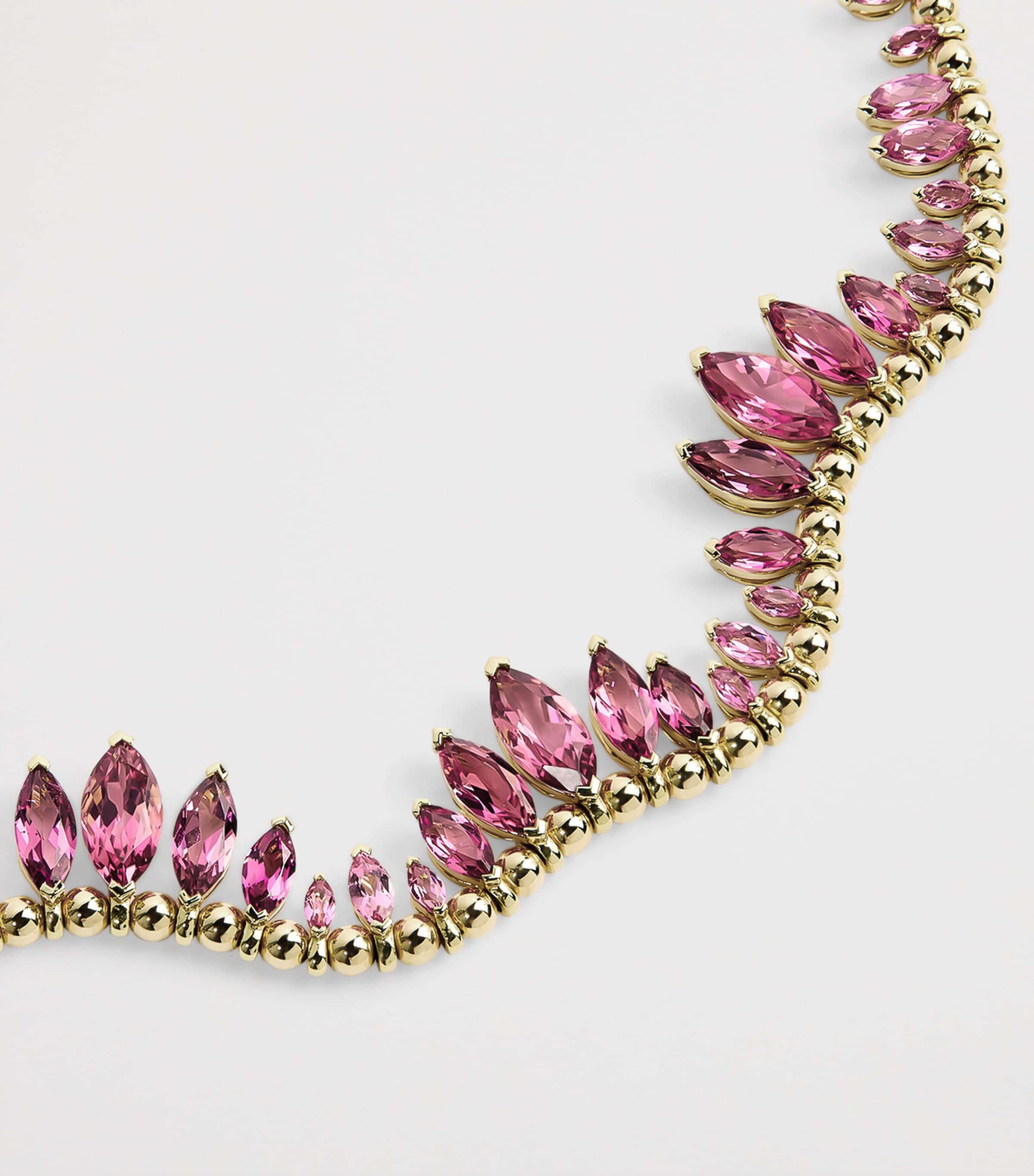 Yellow Gold and Sapphire Arashi Necklace YELLOW GOLD Image 3