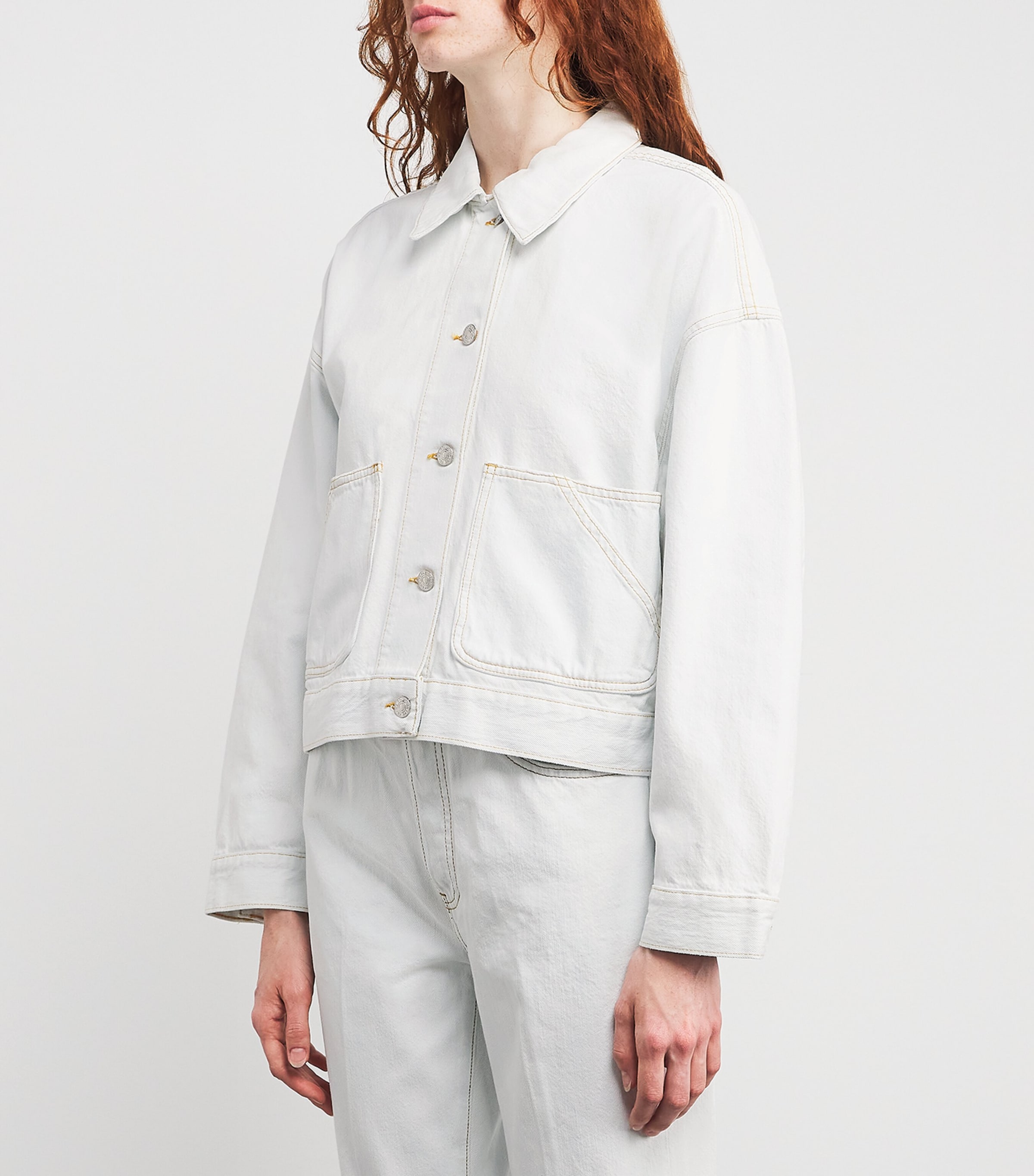 The Boxy Field Denim Jacket TRINITY Image 3