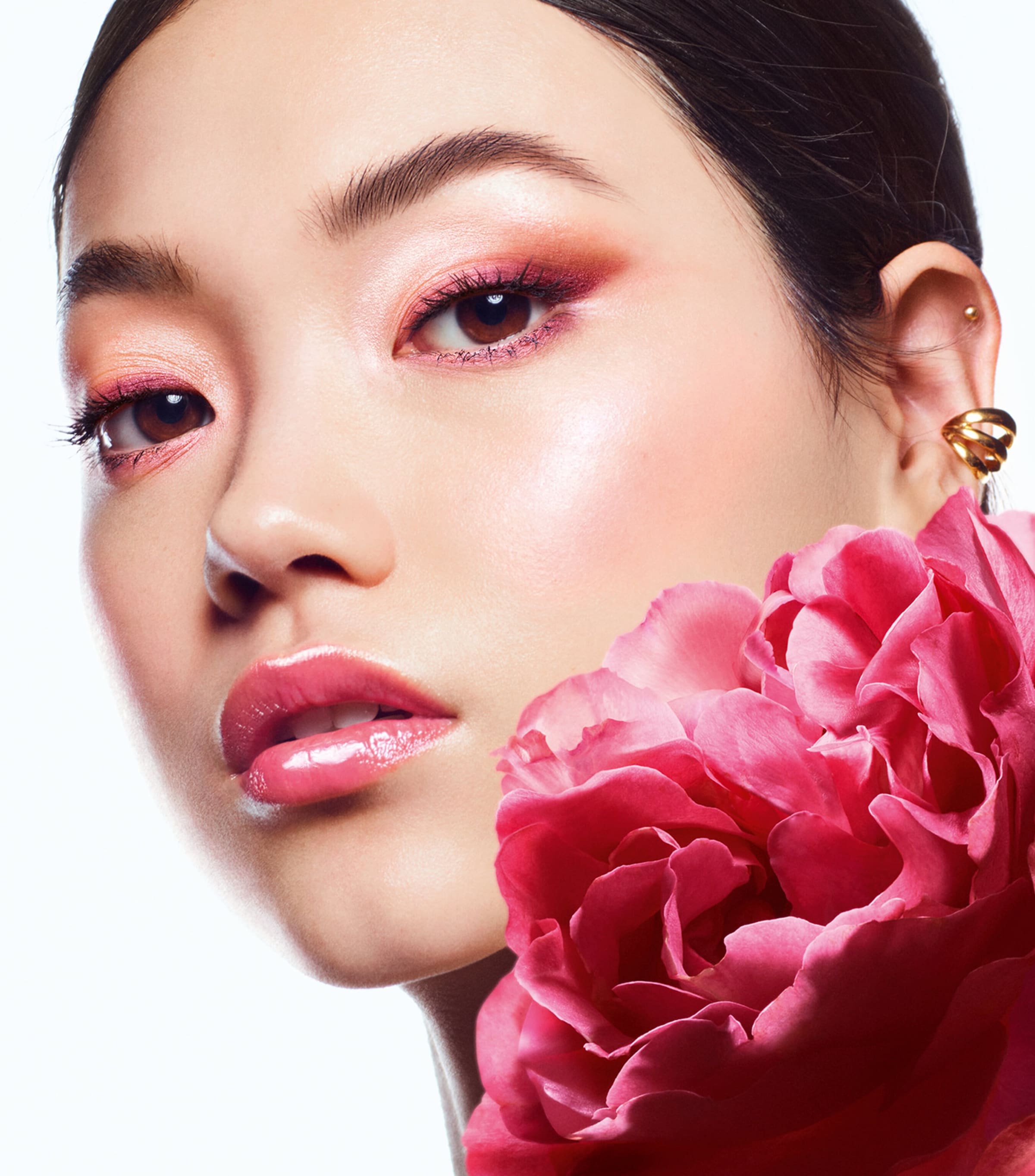 KissKiss Bee Glow Oil (9.5ml) 458 POP ROSE Image 8