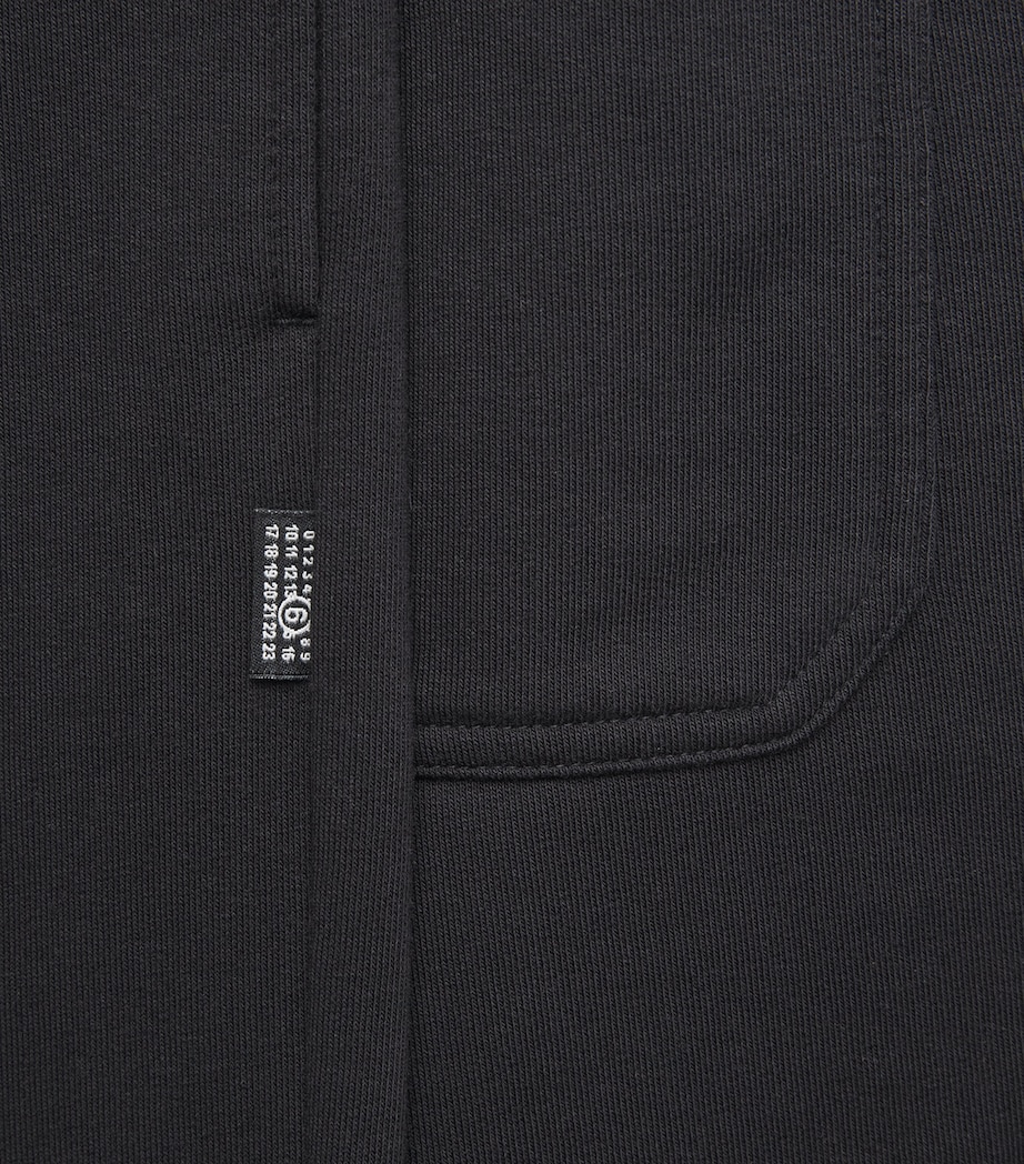 MM6 Maison Margiela Mens Cotton-Blend Wide-Leg Sweatpants Image 6