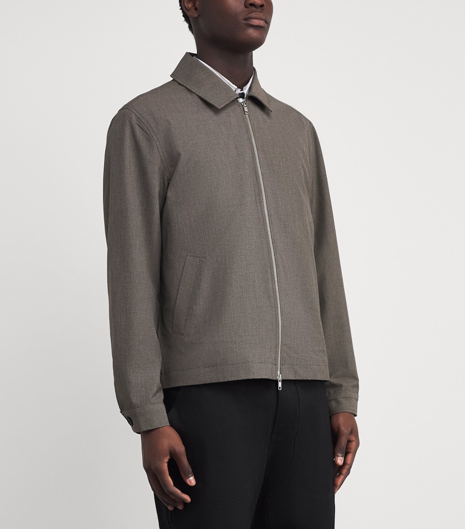 Micro Puppytooth Check Eldon Jacket BROWN Image 3