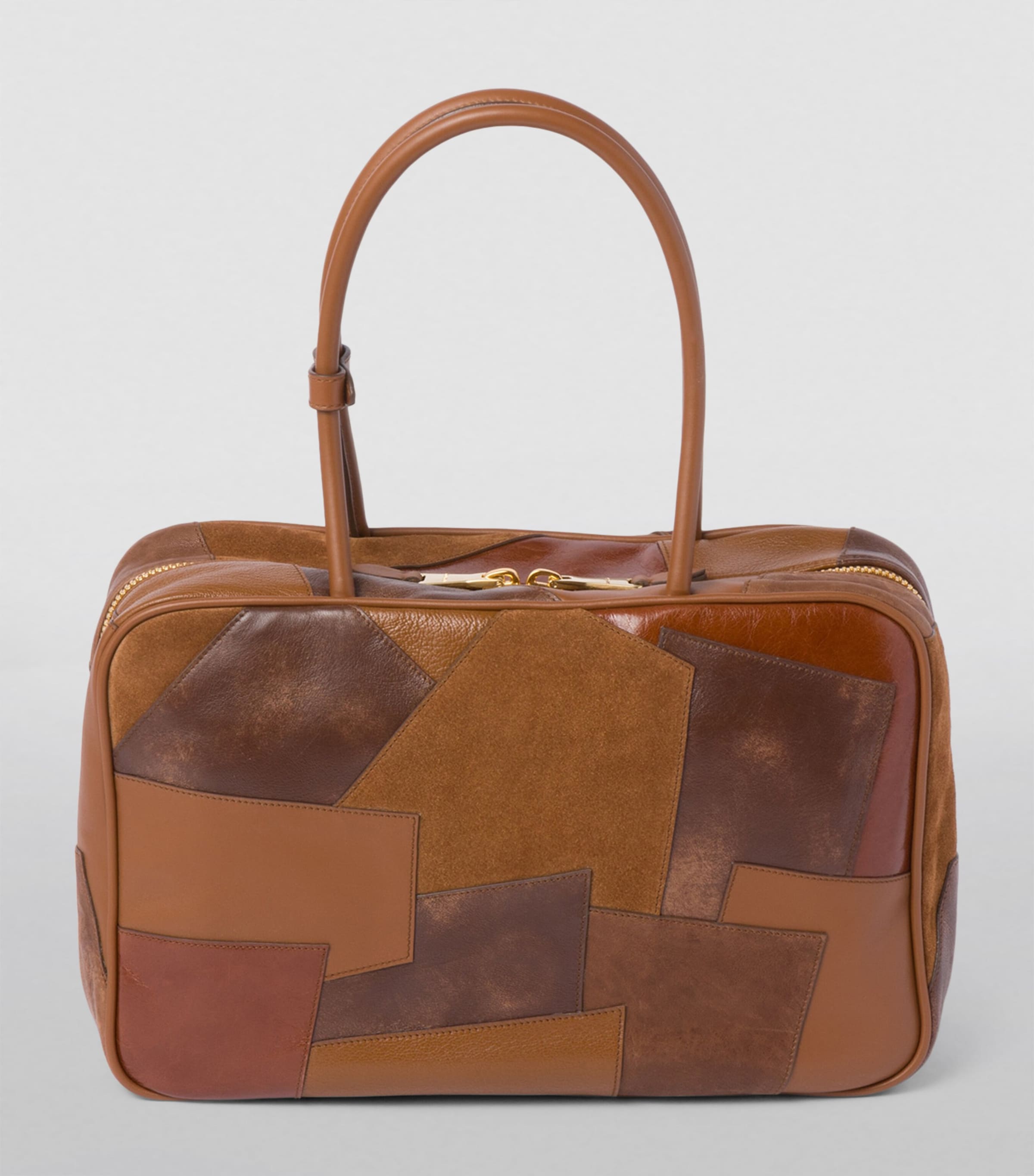 Patchwork Top-Handle Bag F0046 Image 2