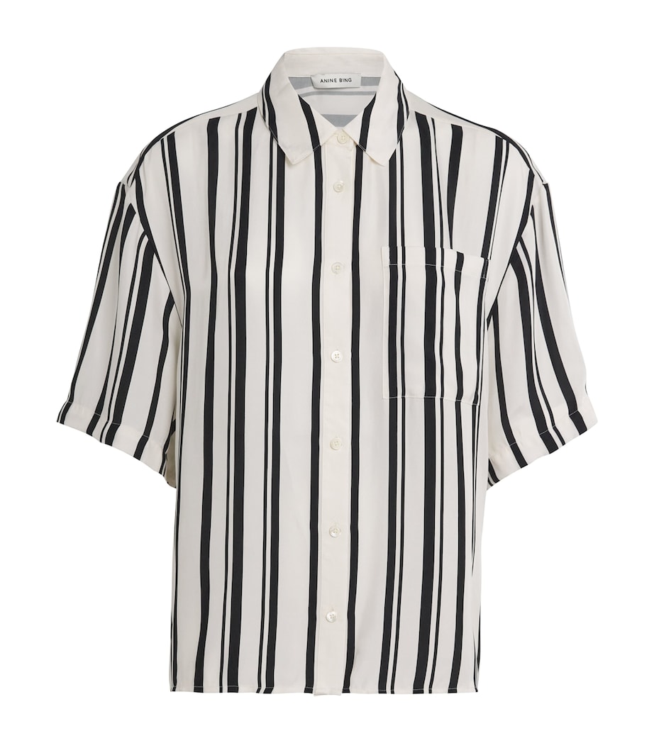 Satin Stripe Coco Shirt PRINT Image 1