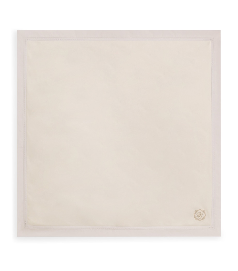 Dolce&Gabbana Kids Cotton Embroidered Blanket Combined Image 1