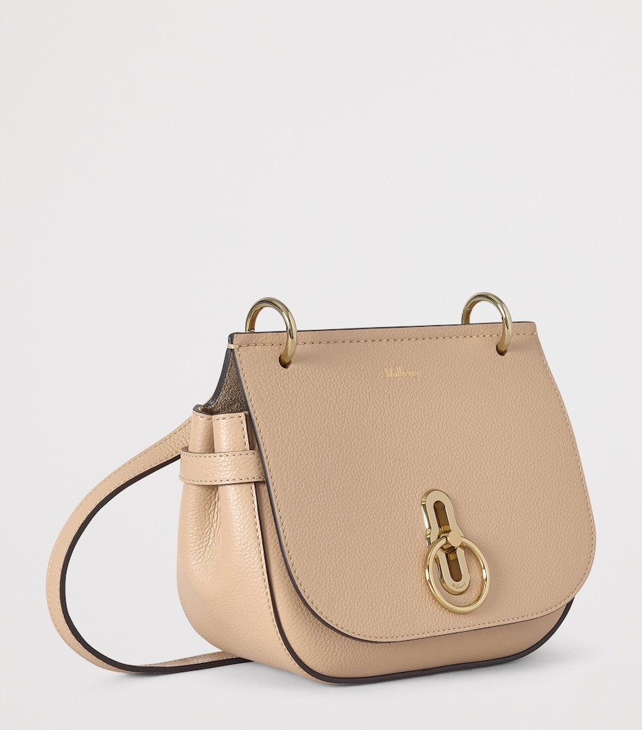 Mulberry Small Leather Amberley Satchel Cross-Body Bag Crumpet Image 2