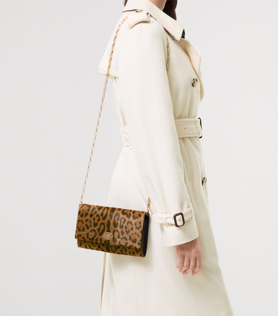 Burberry Calf Hair Leopard-Print Cotswolds Wallet Leopard/black Image 2