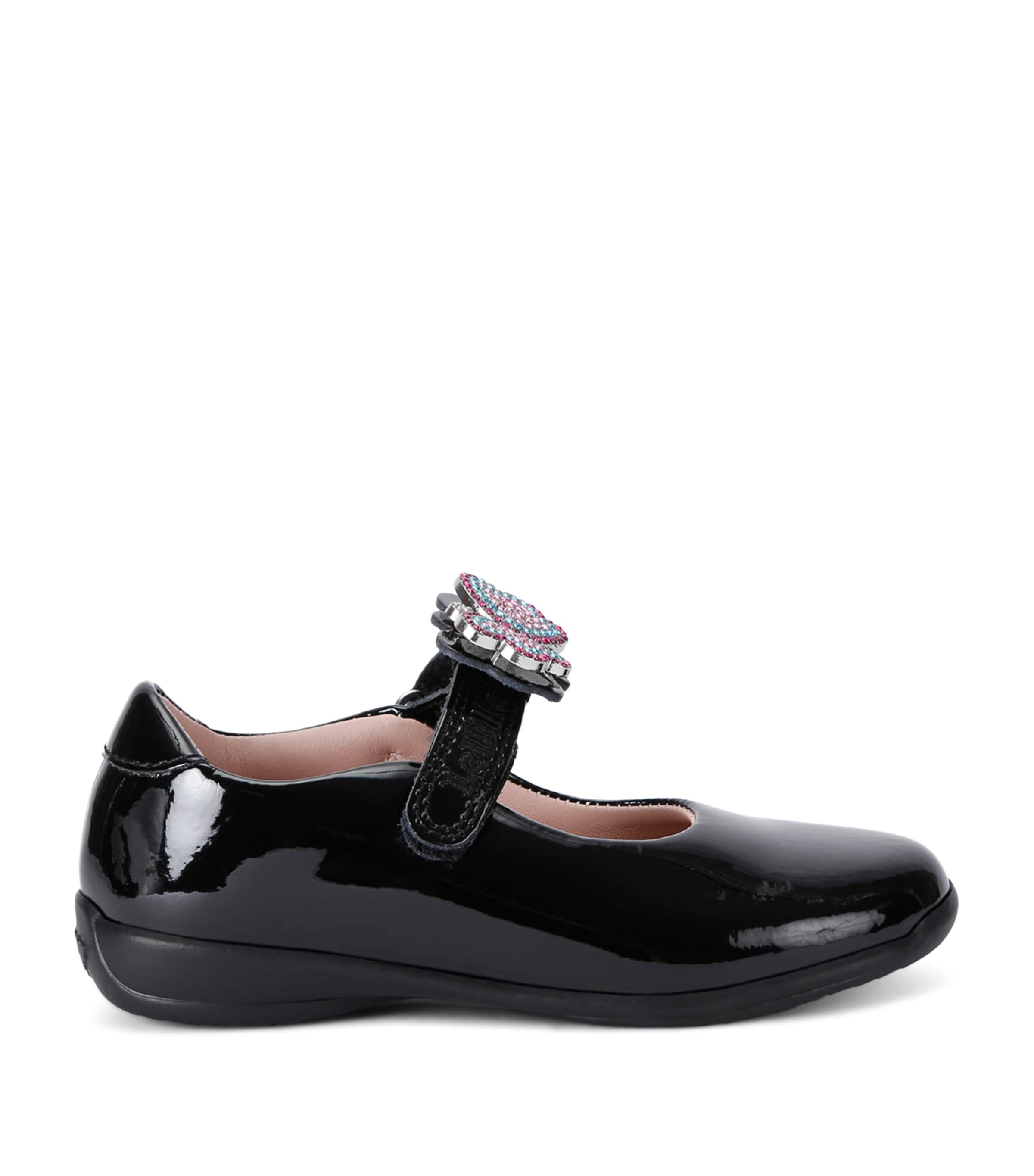 Lelli Kelly Kids' Patent Leather Luna 2 Ballet Flats In Black