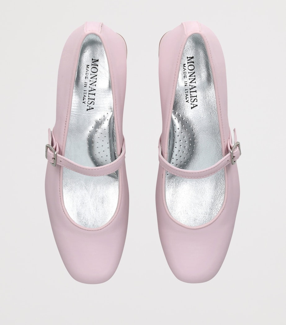 Leather Dorothy Mary Janes PINK Image 4