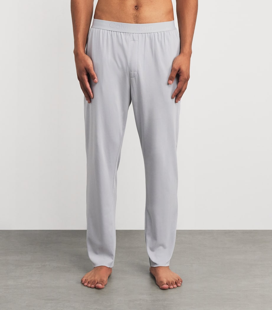 Cotton-Blend Sleep Trousers PCUHARBOR MIST Image 3